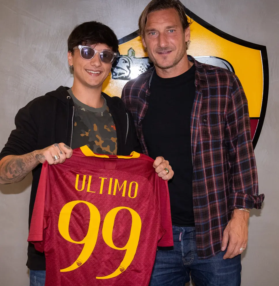 ultimo con totti trigoria