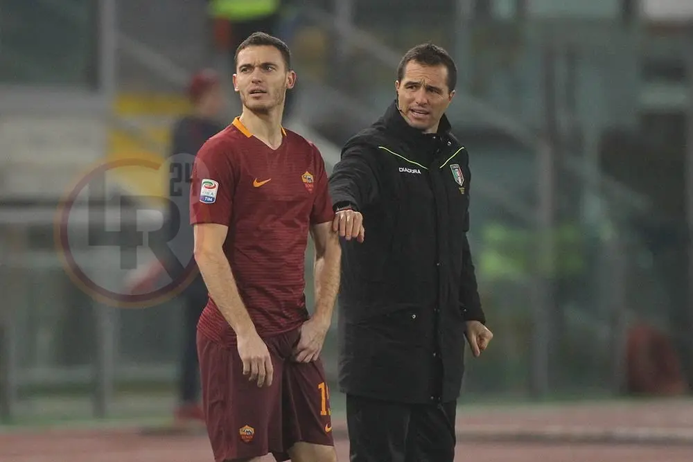 vermaelen quarto uomo ingresso in campo roma pescara