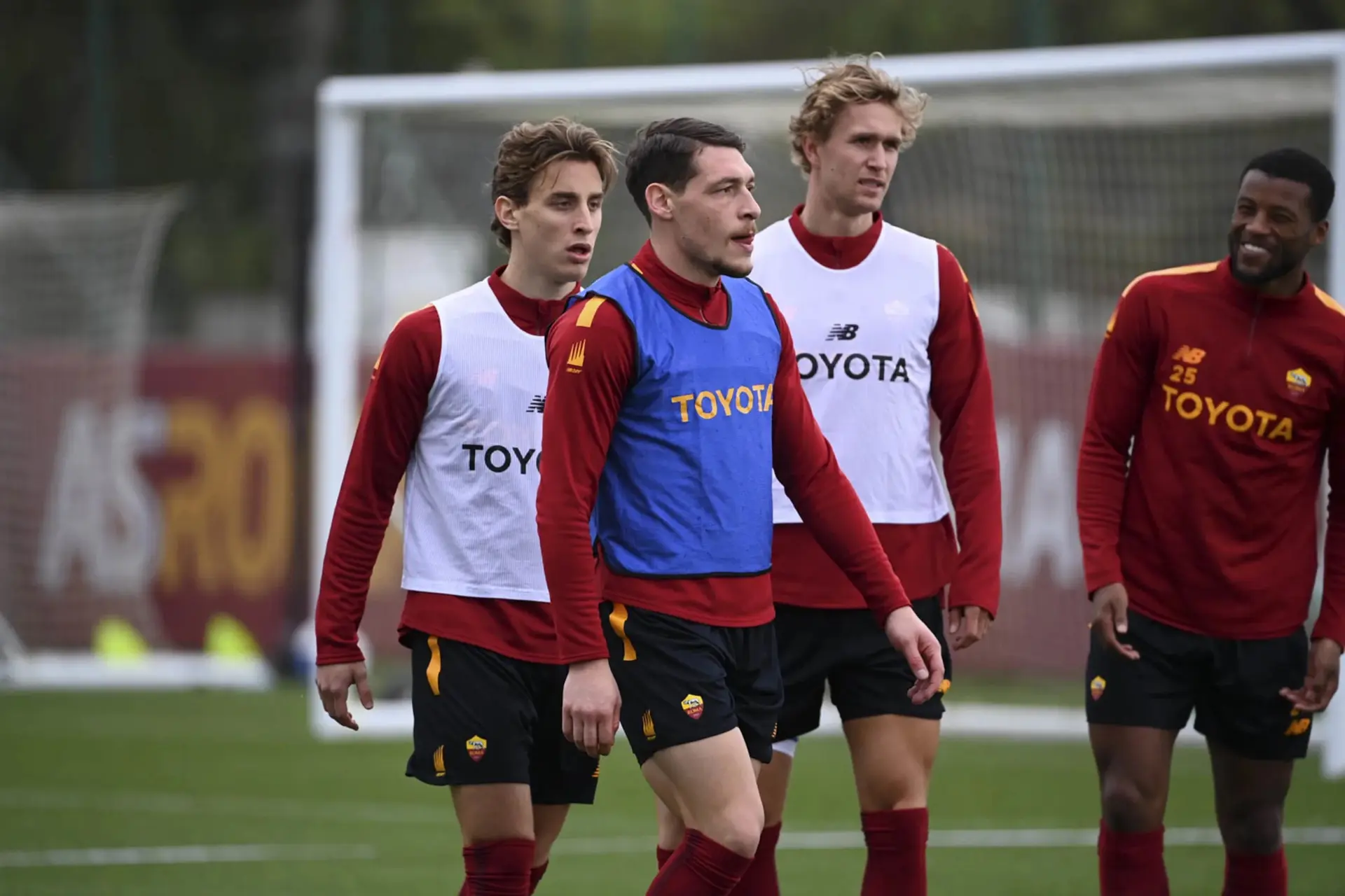 wijnaldum solbakken bove e belotti trigoria