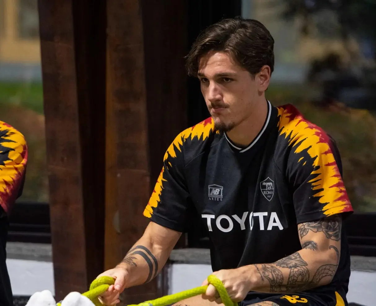 zaniolo allenamento