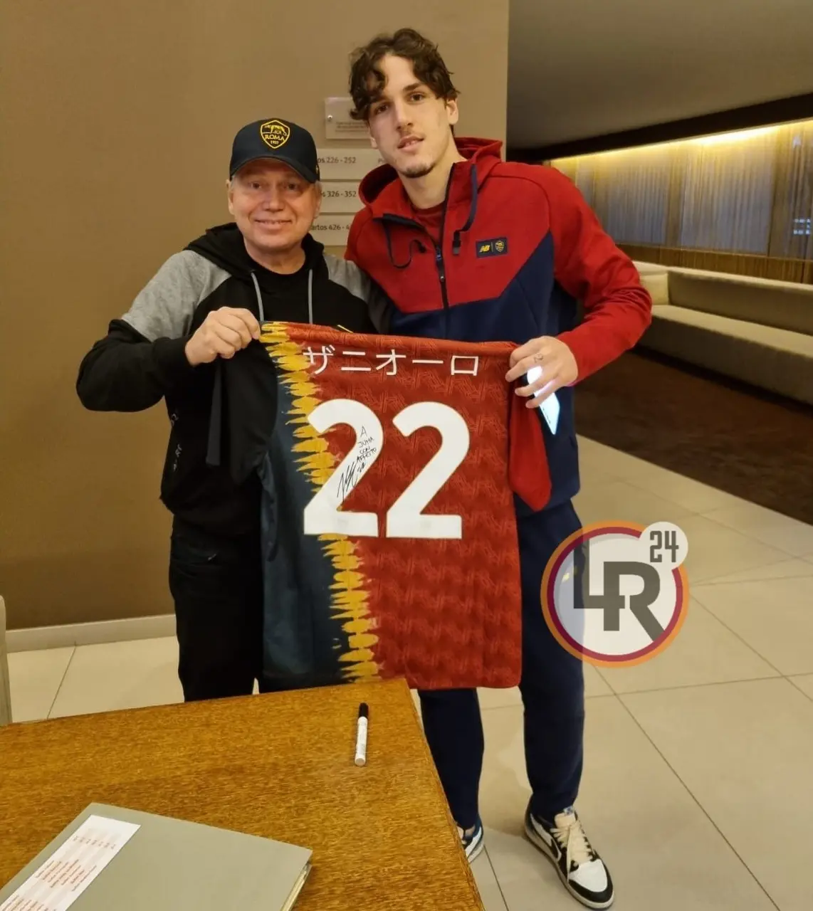 zaniolo e tifoso filandese