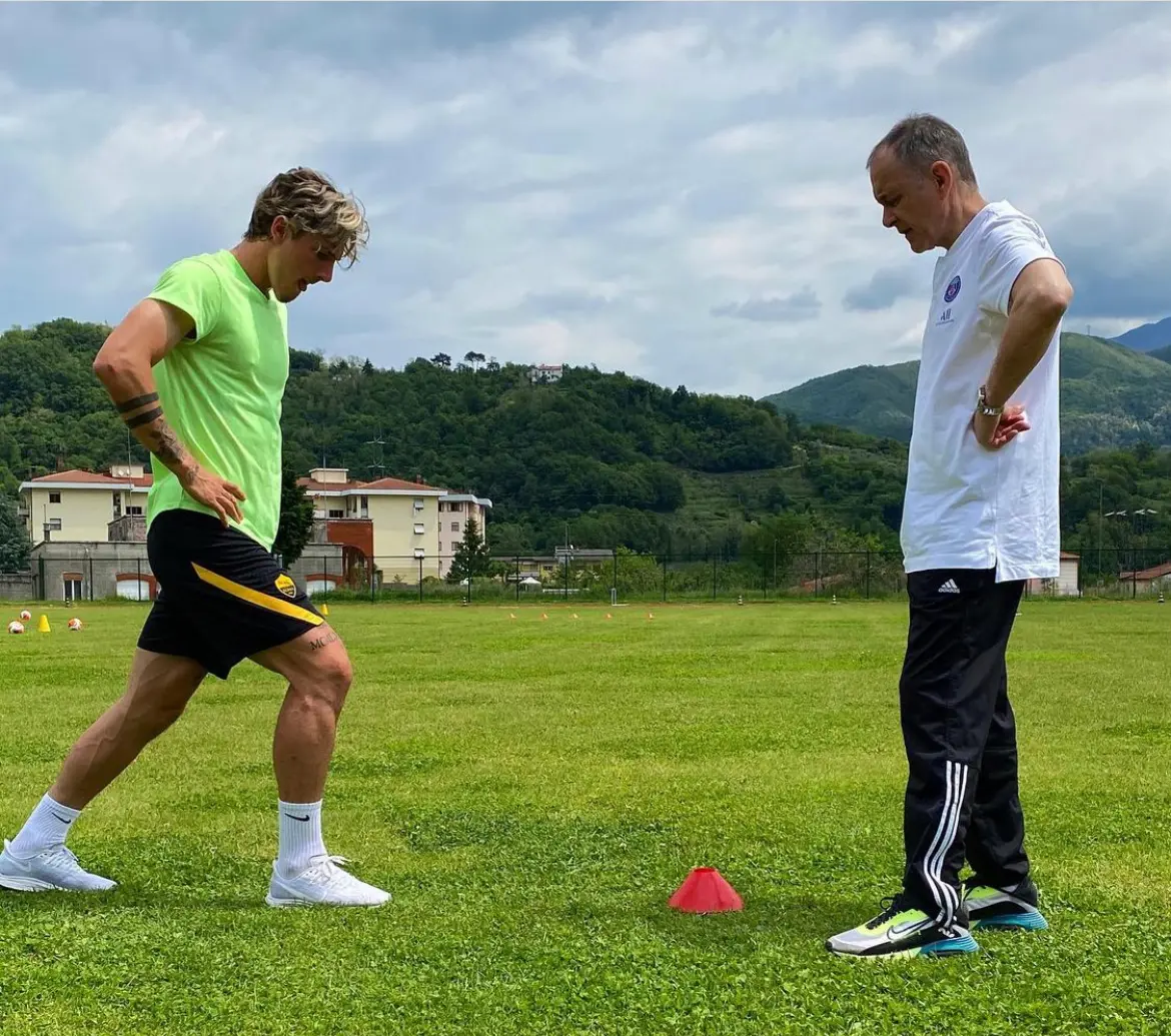 zaniolo ig allenamento