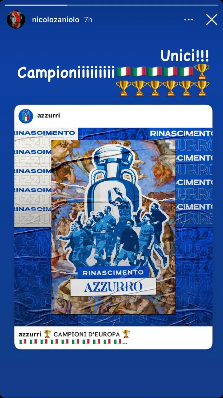 zaniolo ig italia 1