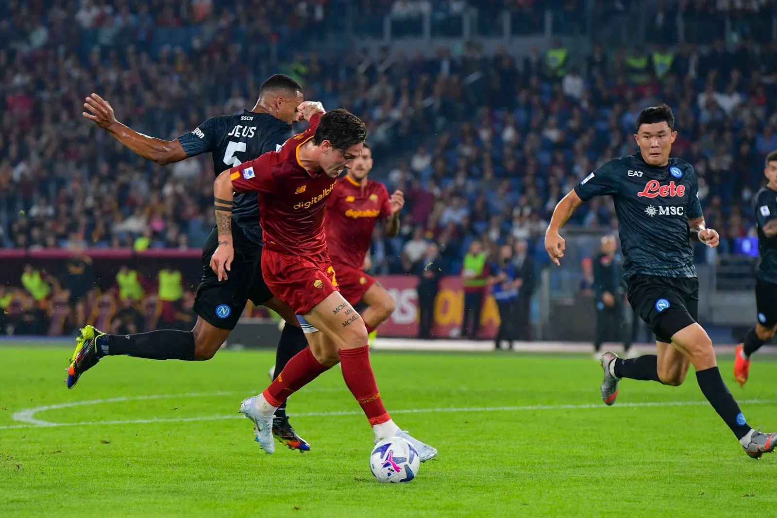 zaniolo jesus roma napoli