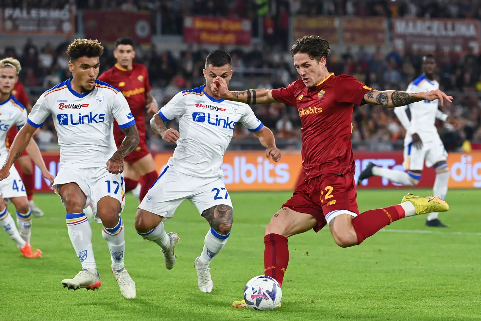 zaniolo roma lecce 1