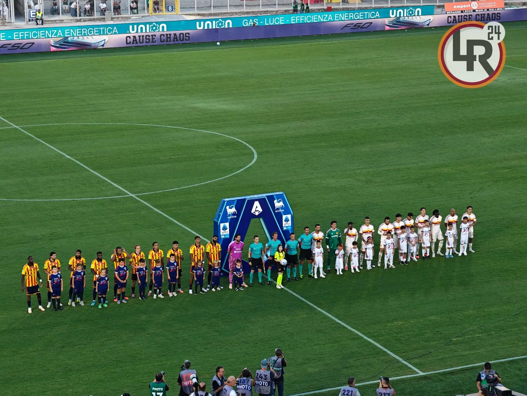 ingresso squadre lecce roma