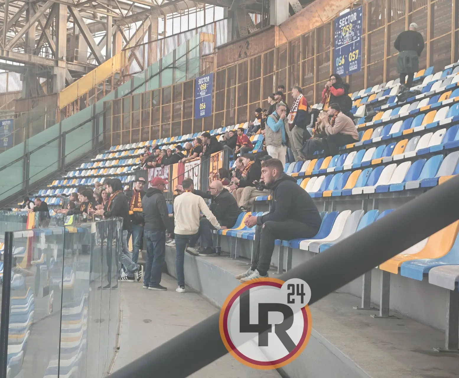 Napoli-Roma settore ospiti