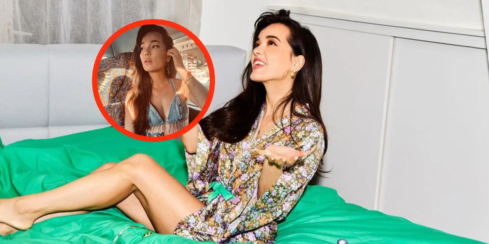 foto bibi breijman laat haar gulp wagenwijd openstaan