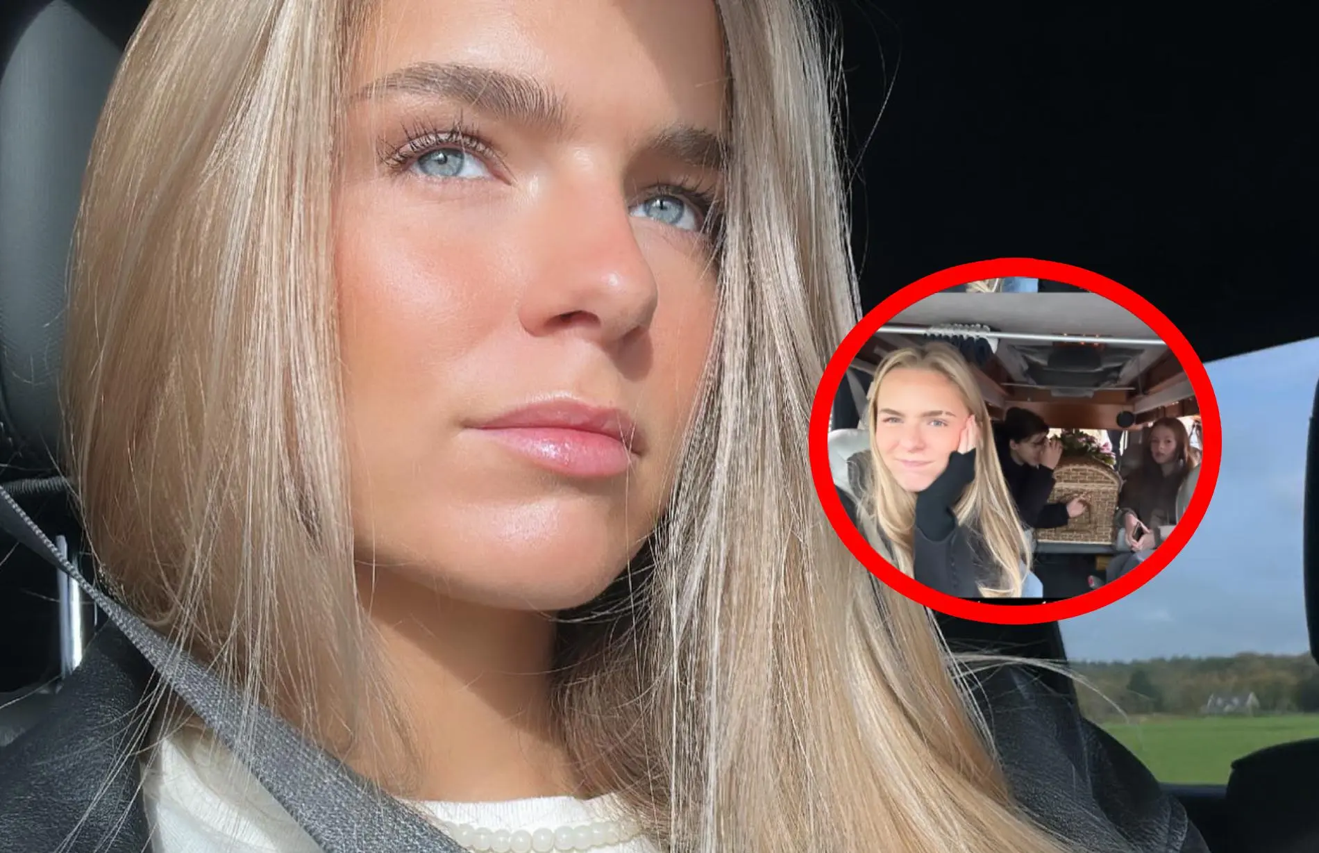 lies zhara deelt ongepaste fotos van begrafenis