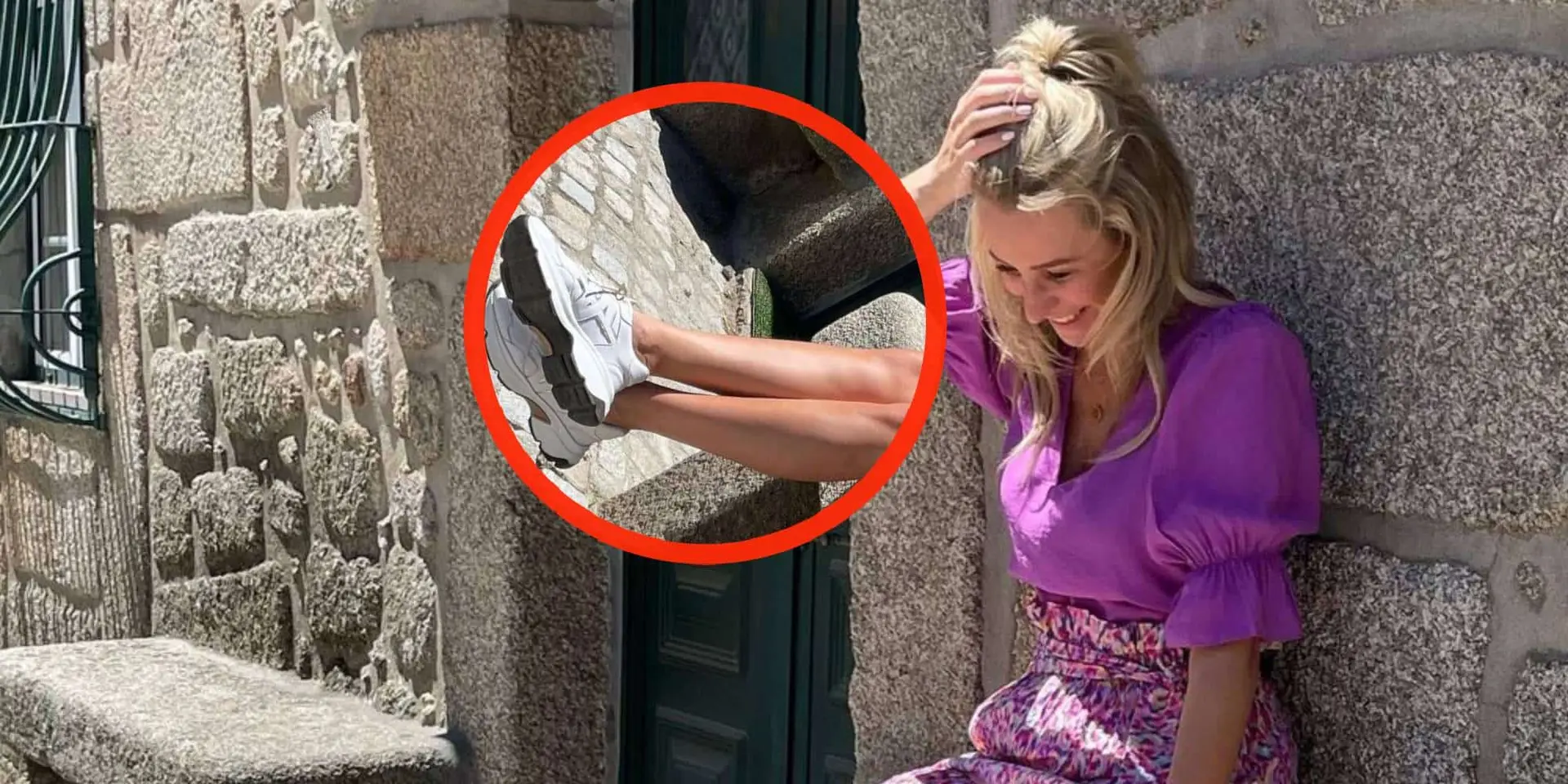 dionne stax vierdaagse voetjes omhoog foto