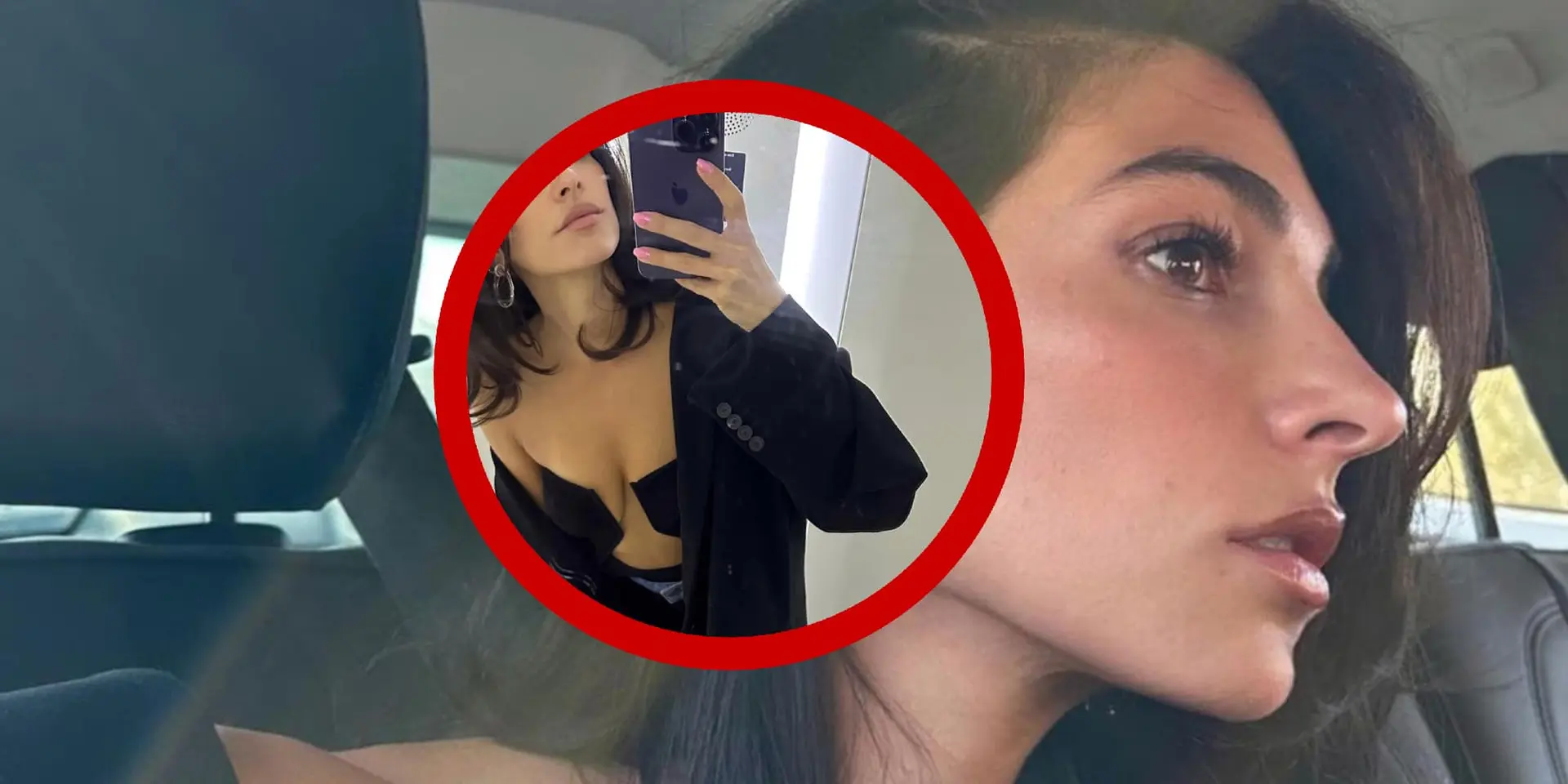 foto anna nooshin verbaast volgers met meest riskante topje ooit