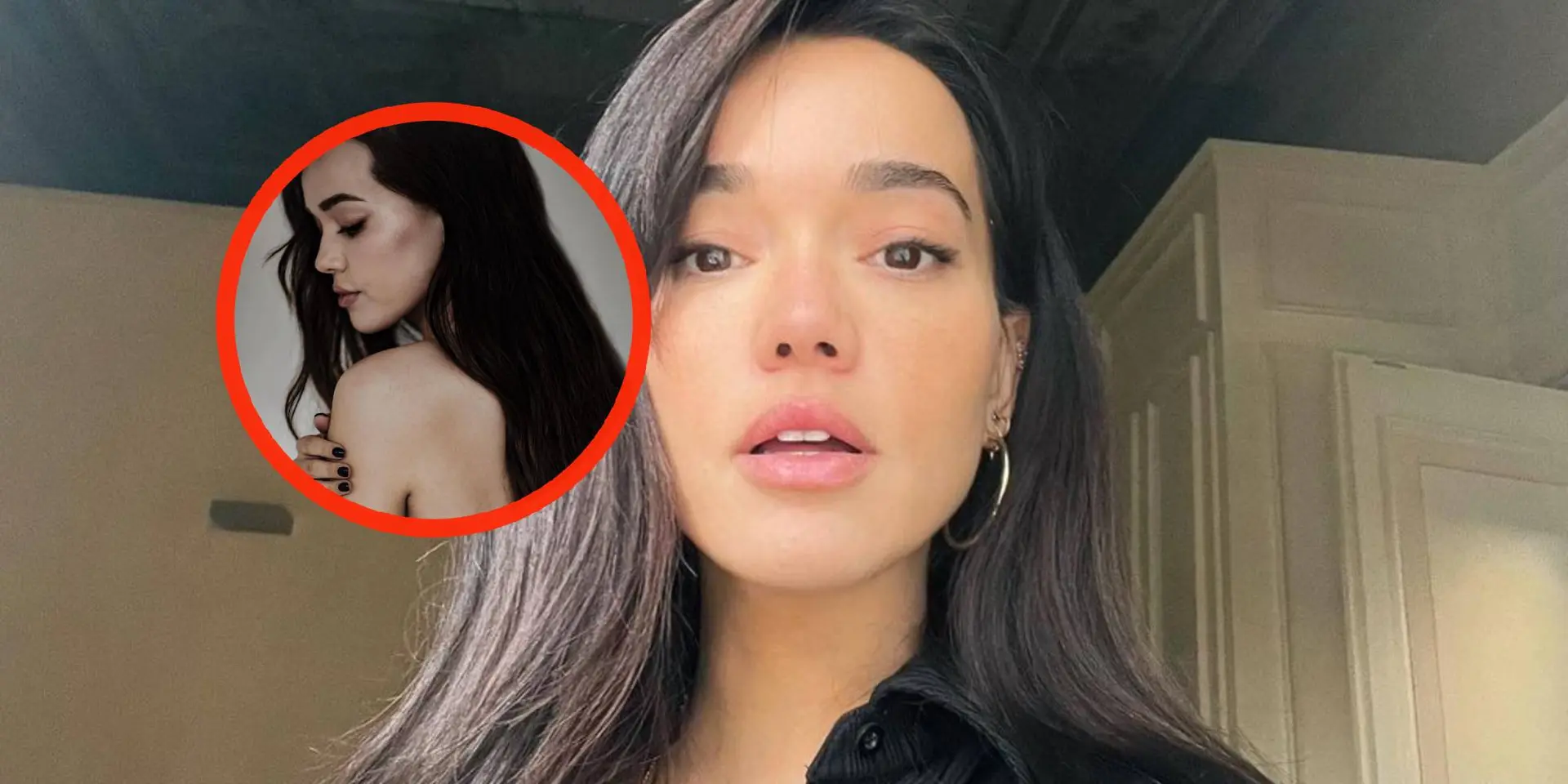 foto bibi breijman smeert haar hele lijf in met plakkerig goedje