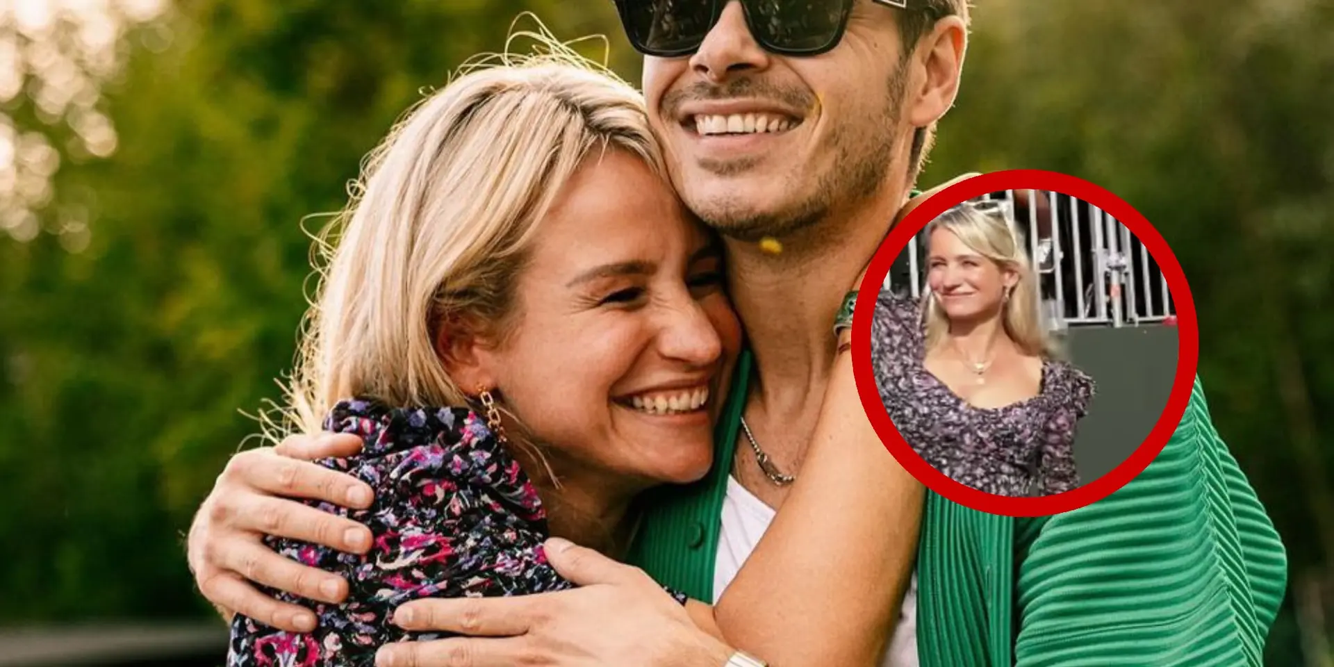 foto dionne stax schudt met haar heupen in kort rokje op festival