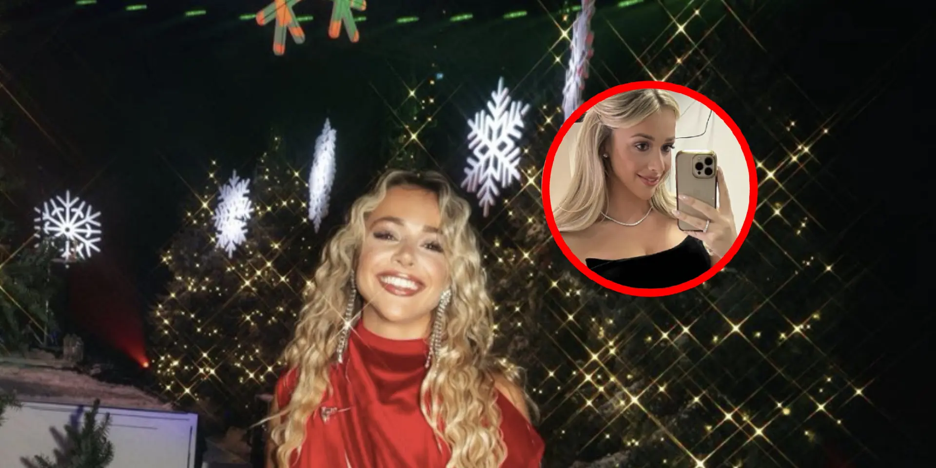 foto emma heesters laat publiek watertanden met aan onderkant gescheurde jurk