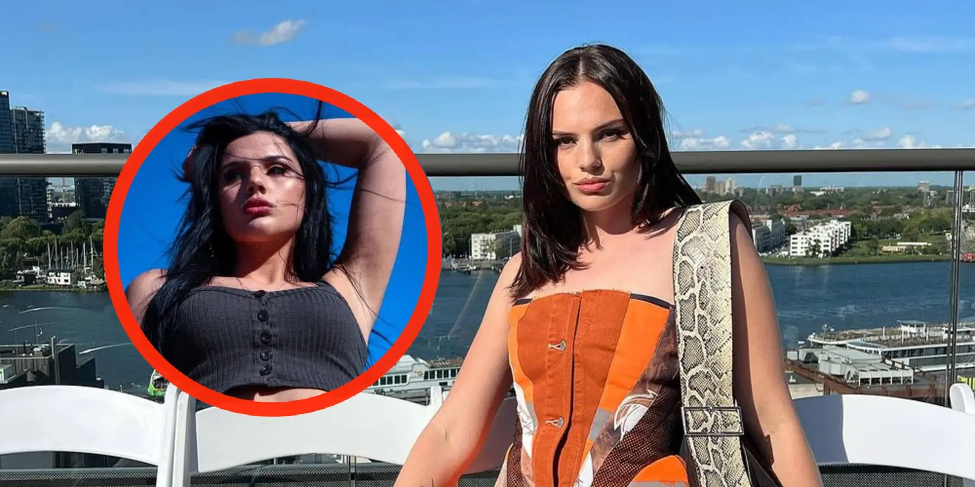 foto famke louise gaat extreem lekker in piepklein topje