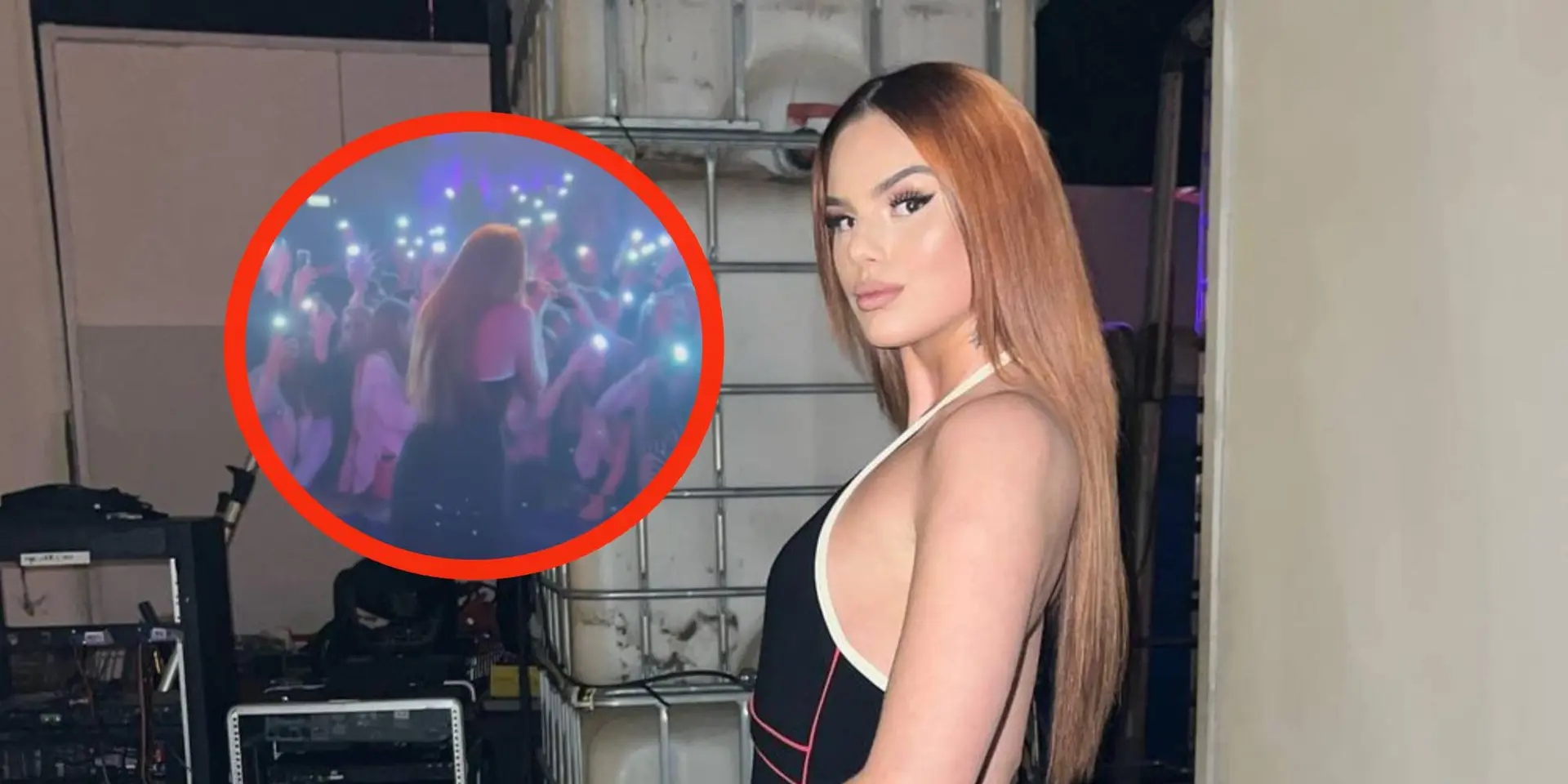 foto famke louise straalt na optreden in luchtige outfit