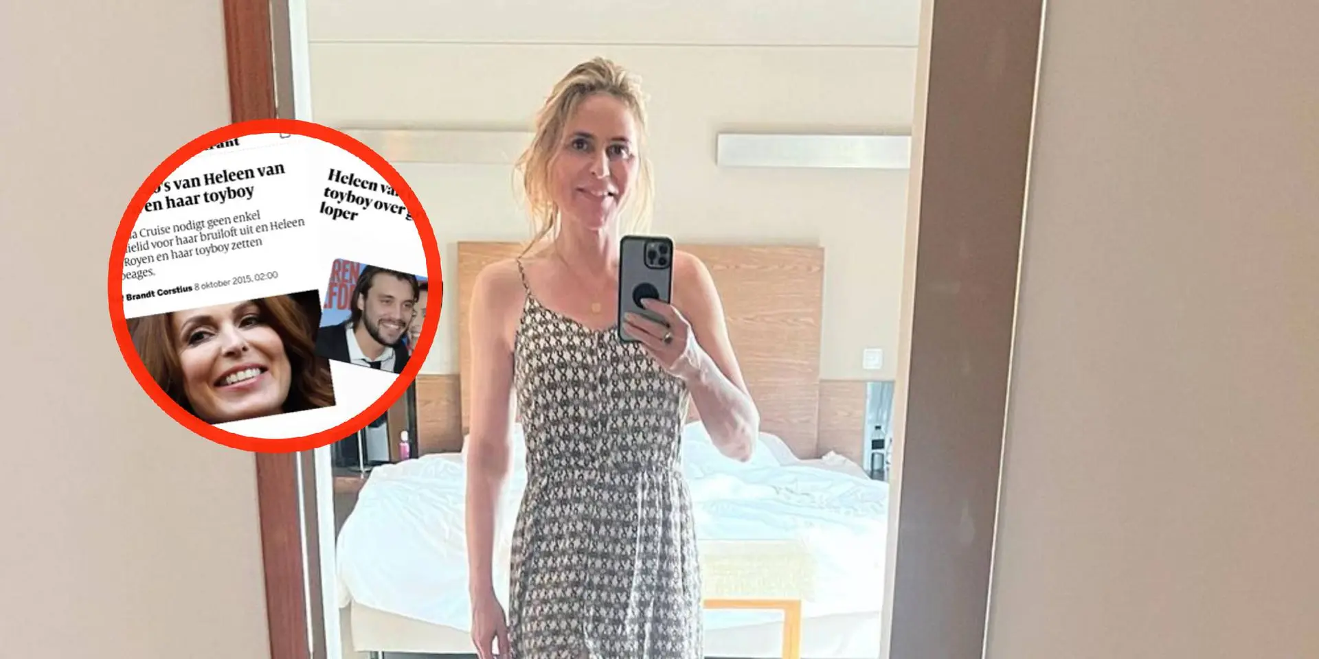 foto heleen van royen deelt details over relatie met piepjong mannenspeeltje