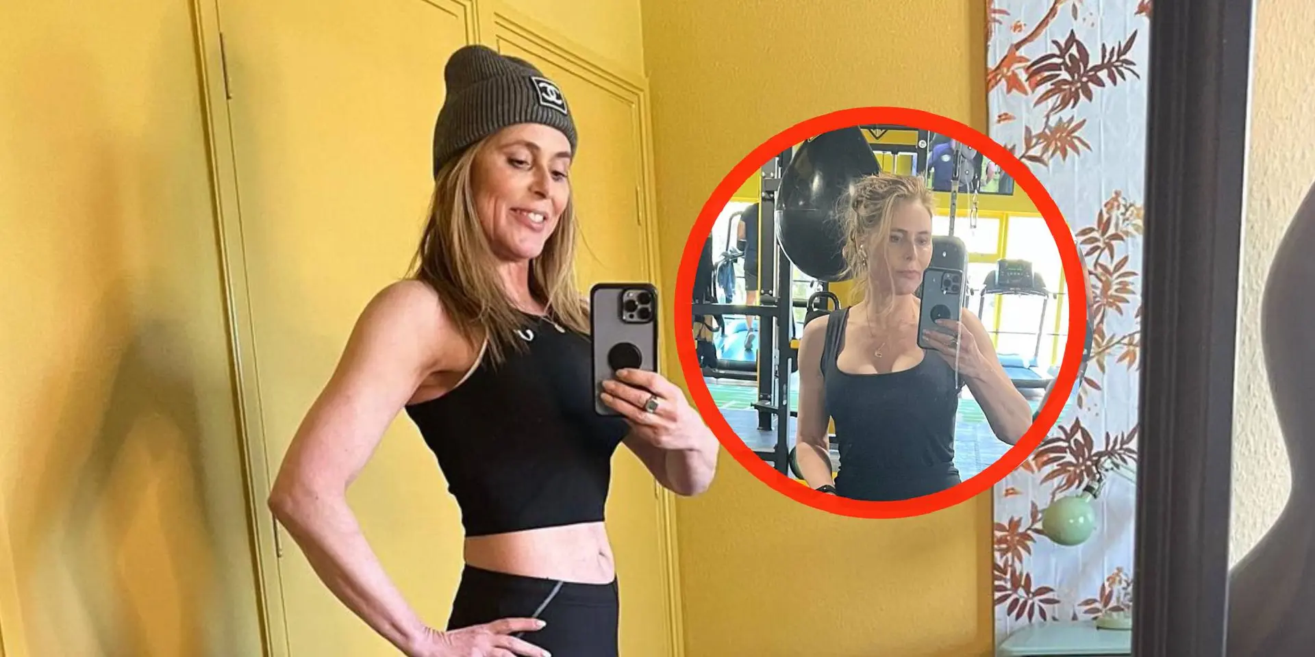 foto heleen van royen pakt zichzelf flink aan in knellend topje