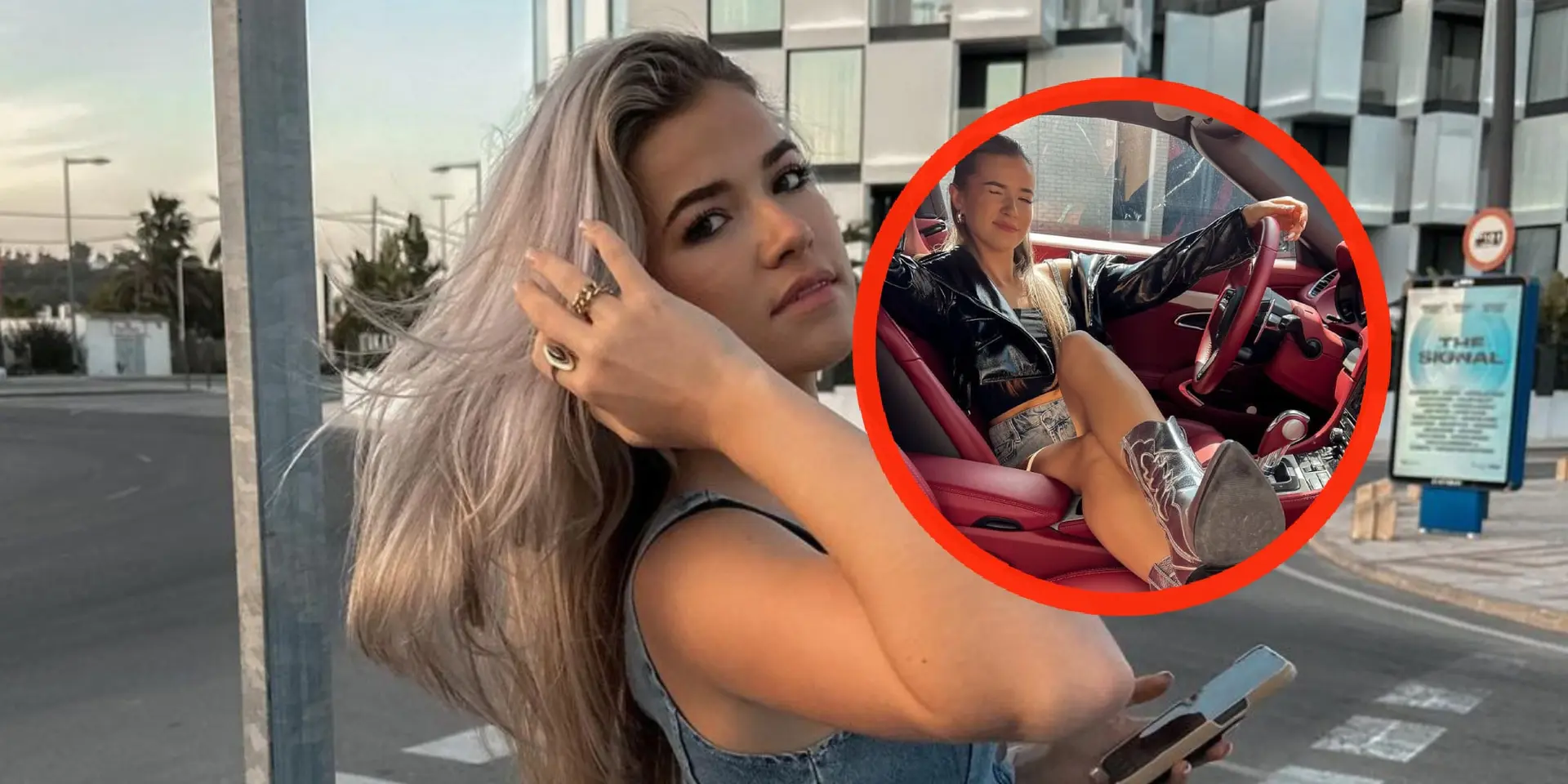 foto jade anna laat per ongeluk veel meer zien dan alleen haar nieuwe schoenen