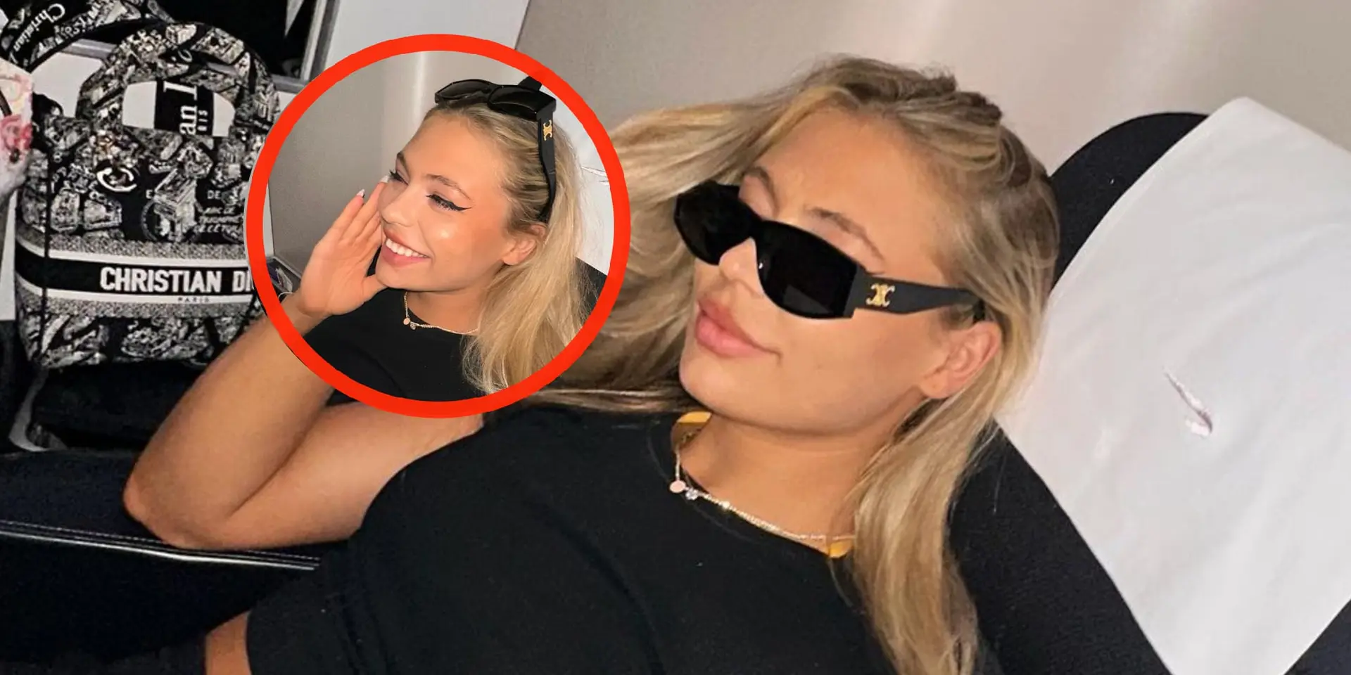 foto jutta leerdam duikt vliegtuigtoilet in met zoemend apparaatje