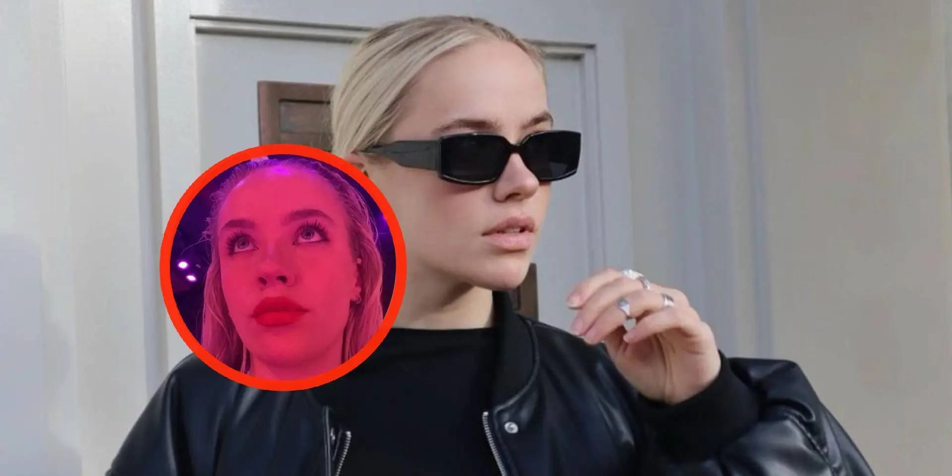 foto juultje tieleman draagt niks onder haar openhangende jasje