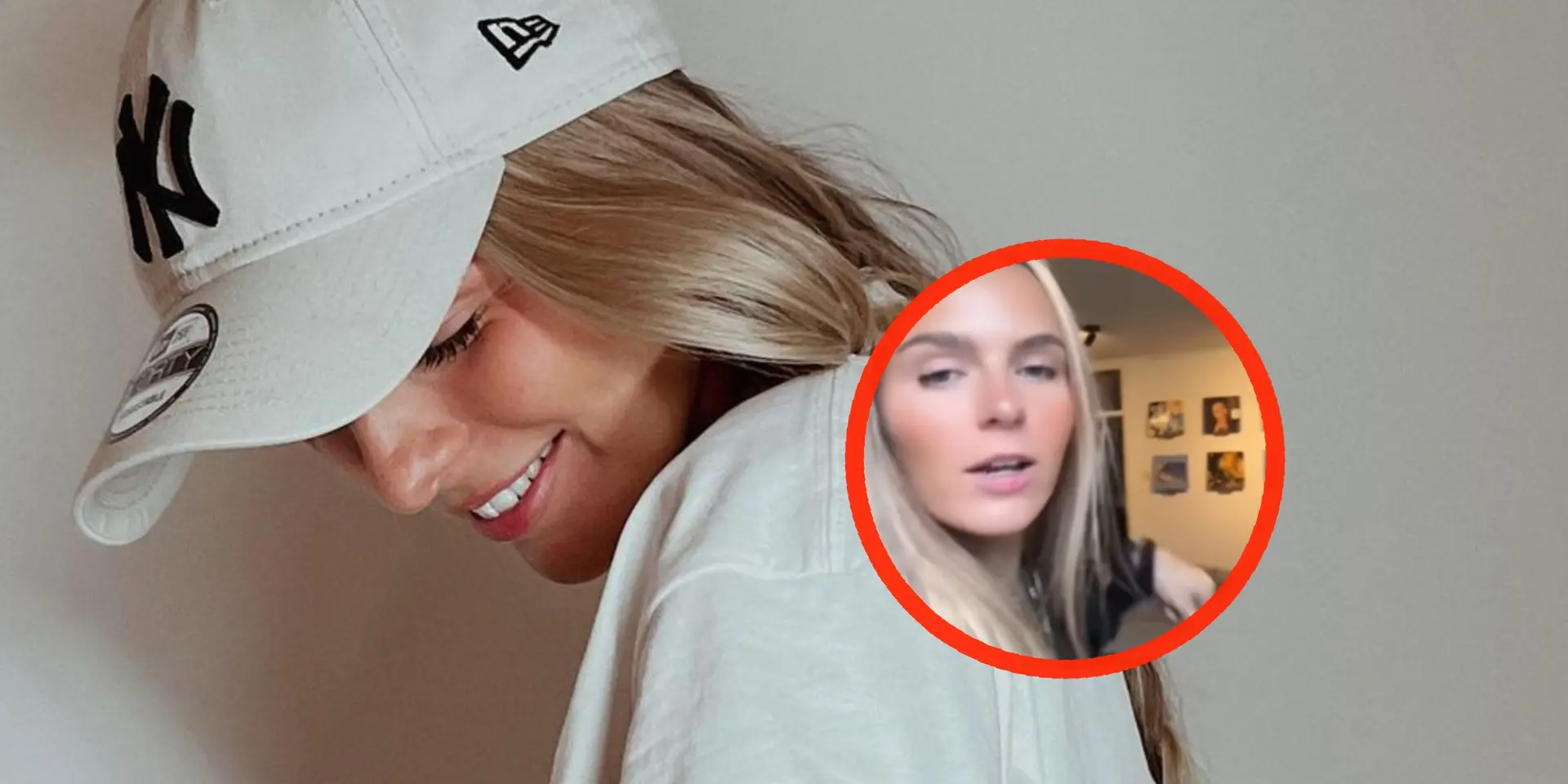 foto lies zhara laat luchtige pyjama van haar schouder vallen 4
