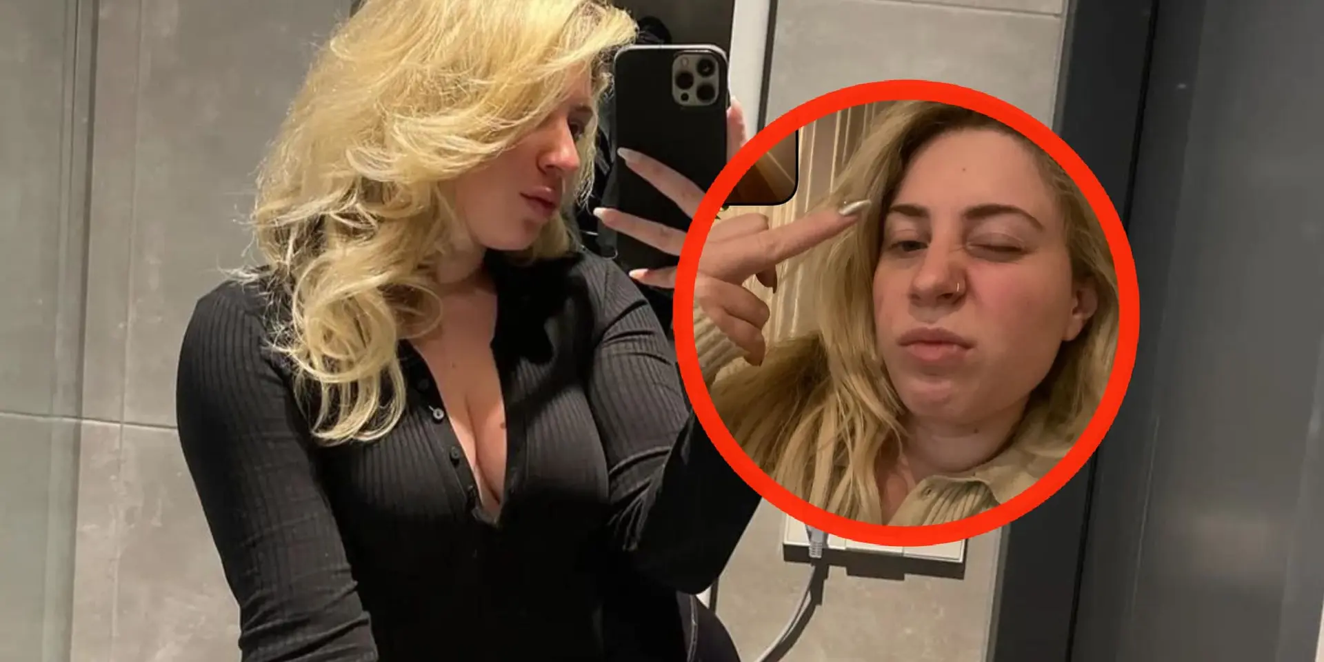 foto lisa vol van og3ne laat haar troeven afknellen in strak shirtje