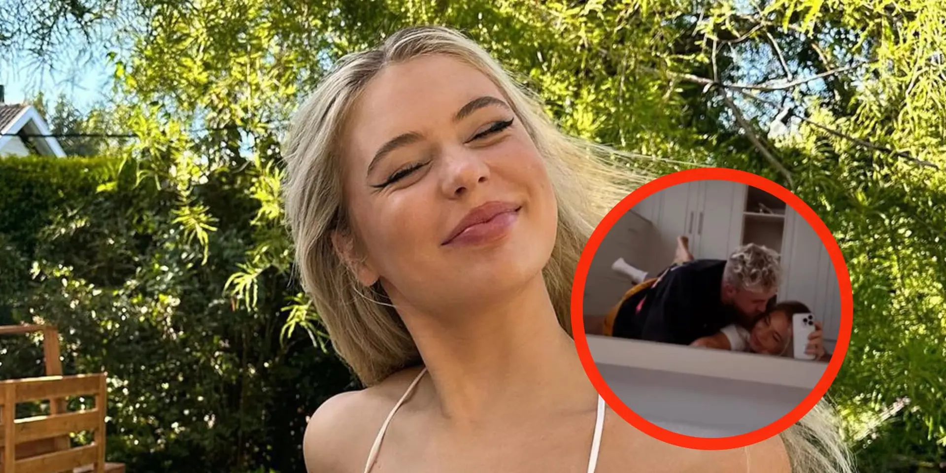 foto machteloze jutta leerdam wordt tegen de grond gewerkt door jake paul