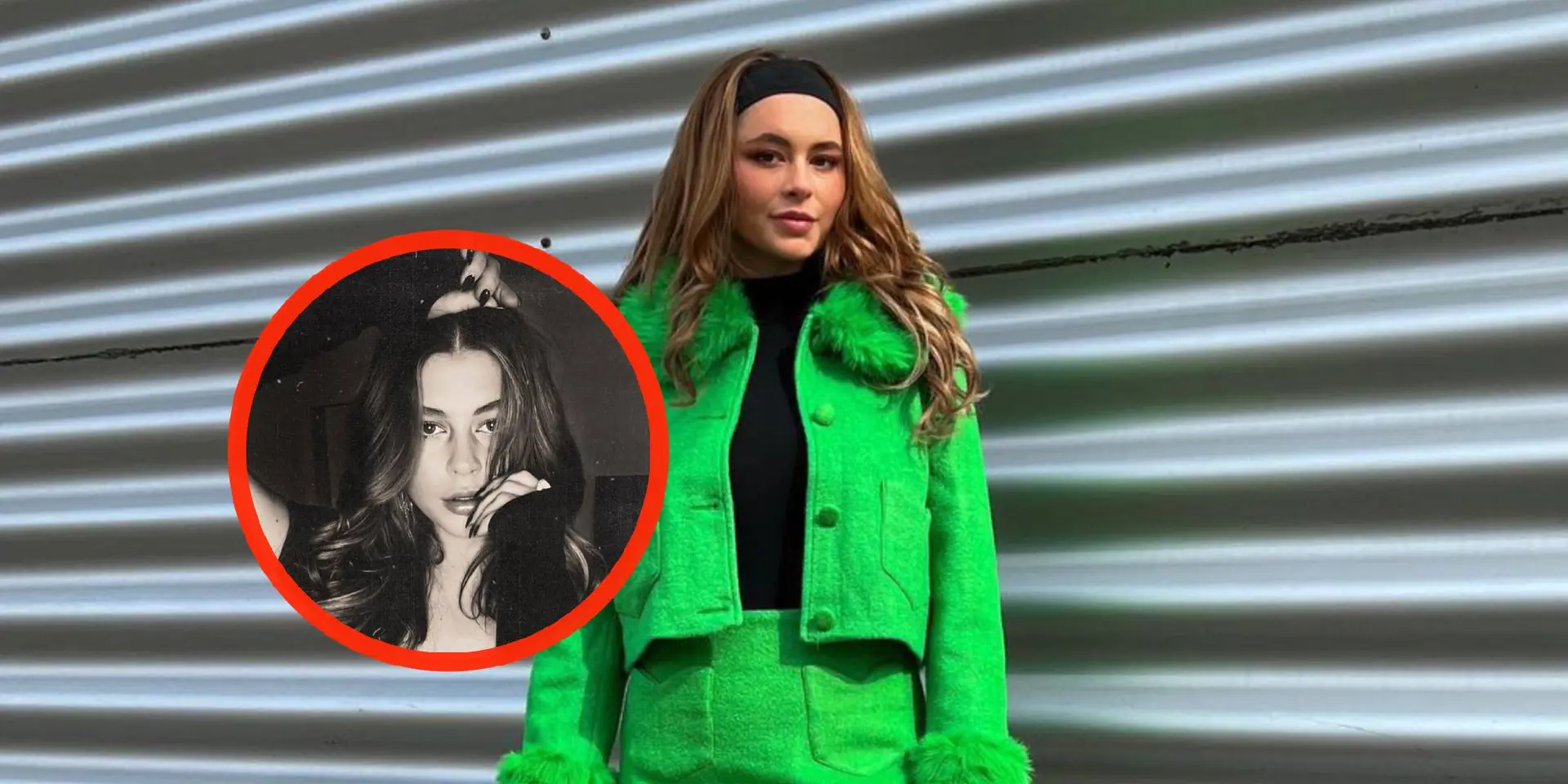 foto model pip wijn laat zich zien in doorschijnend topje