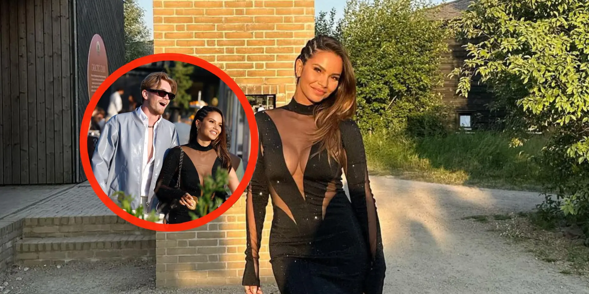 foto monica geuze schijnt op perfecte plek dwars door haar jurkje heen
