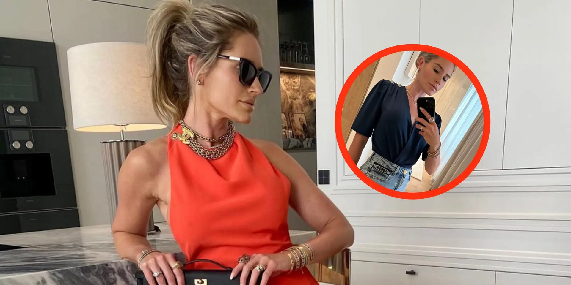foto nikkie plessen draagt superstrak truitje met inkijk tot haar navel