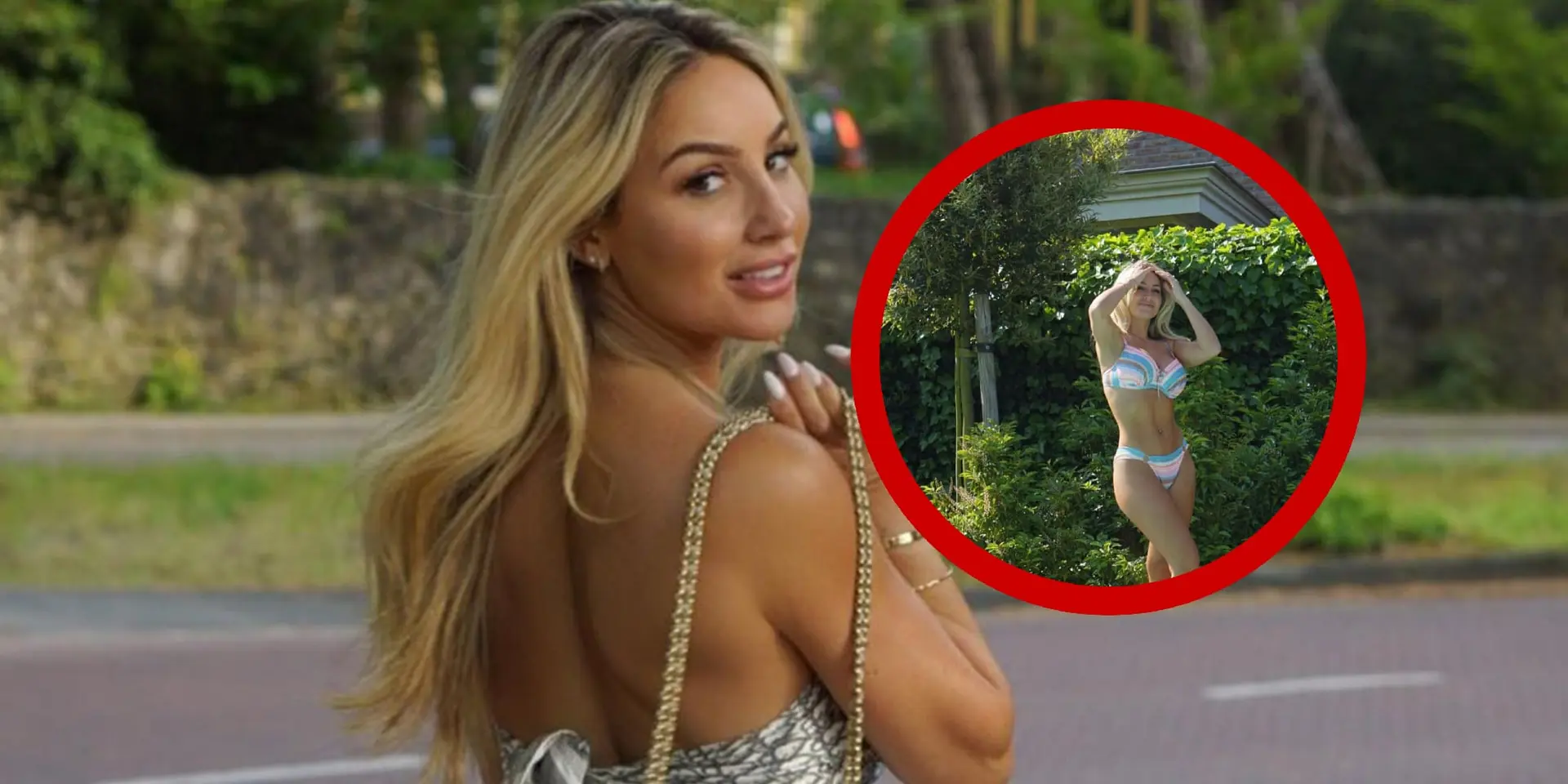 foto rico verhoeven heeft mooiste uitzicht ooit op naomy van beem in badkleding