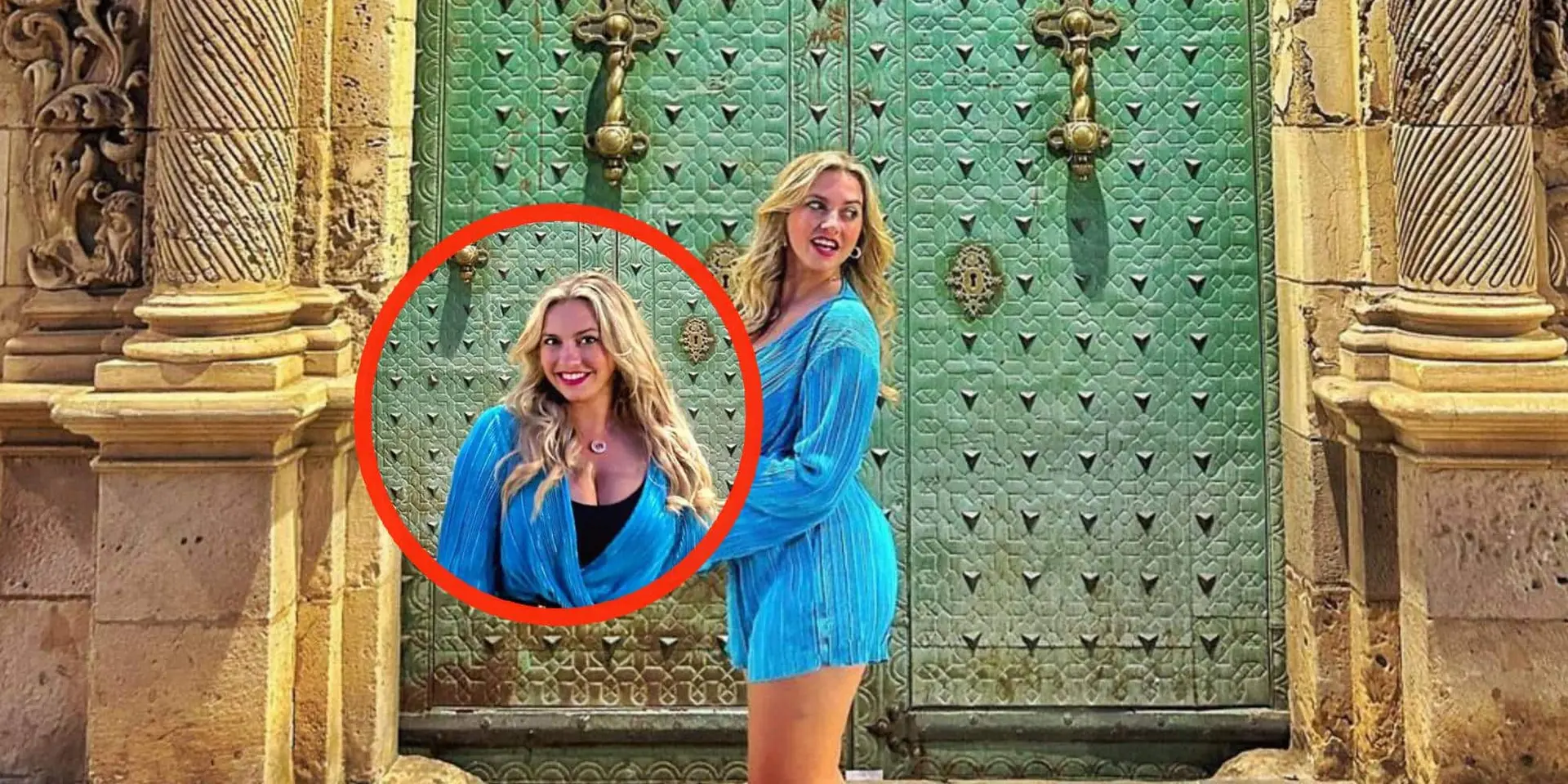 foto sensi lowe laat al haar vormen zien in superkort jurkje