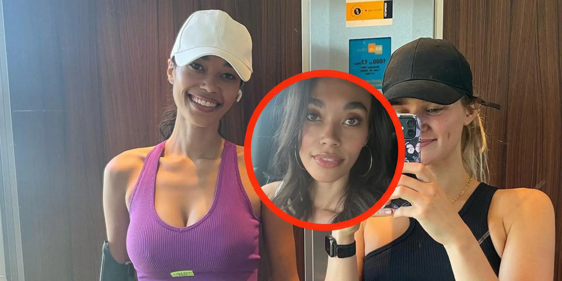 foto strak geklede romy monteiro herkent zichzelf niet meer in spiegel
