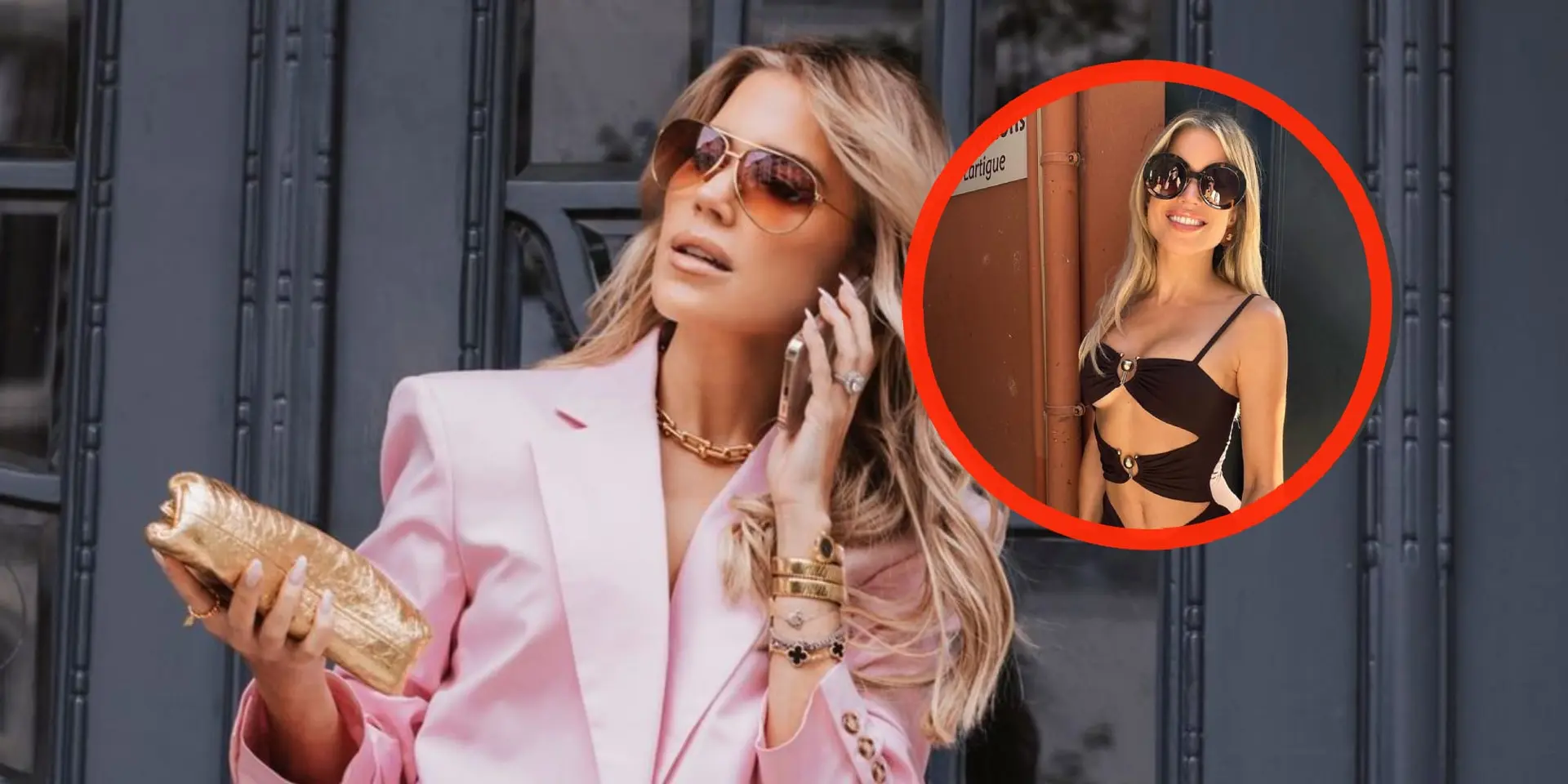 foto sylvie meis laat zich op meerdere plekken dwars door haar jurkje kijken