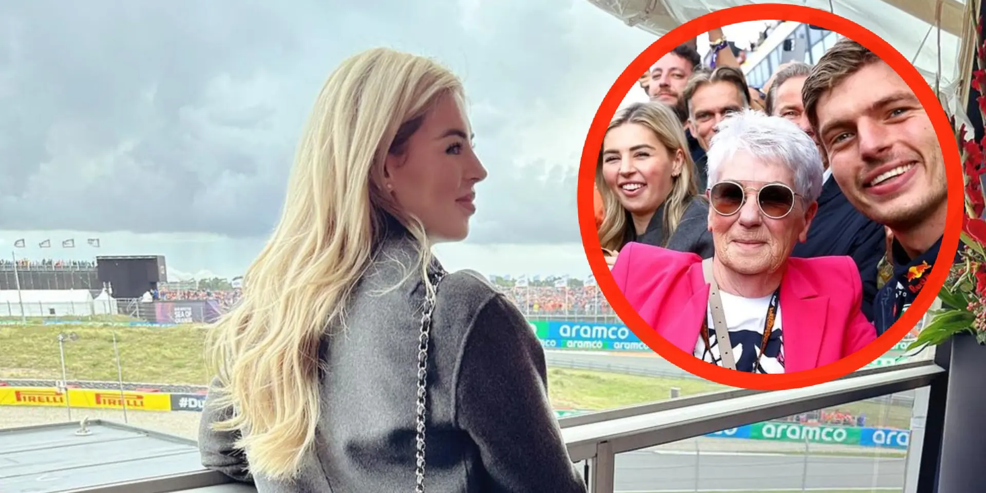 foto victoria verstappen laat haar achterzijde zien tijdens f1 race in zandvoort