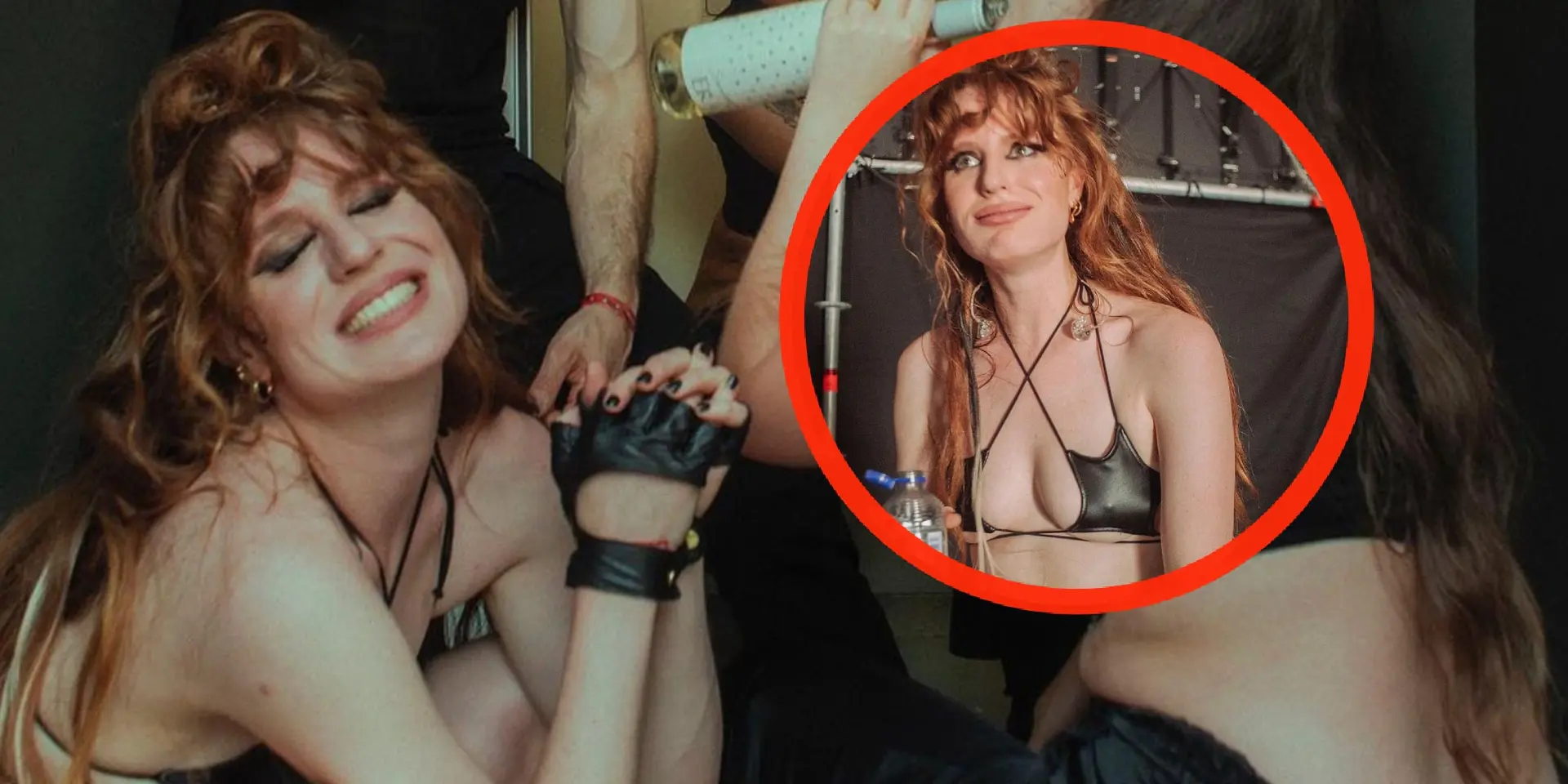 foto zangeres merol laat zichzelf van alle kanten zien in extreem pikante festivaloutfit