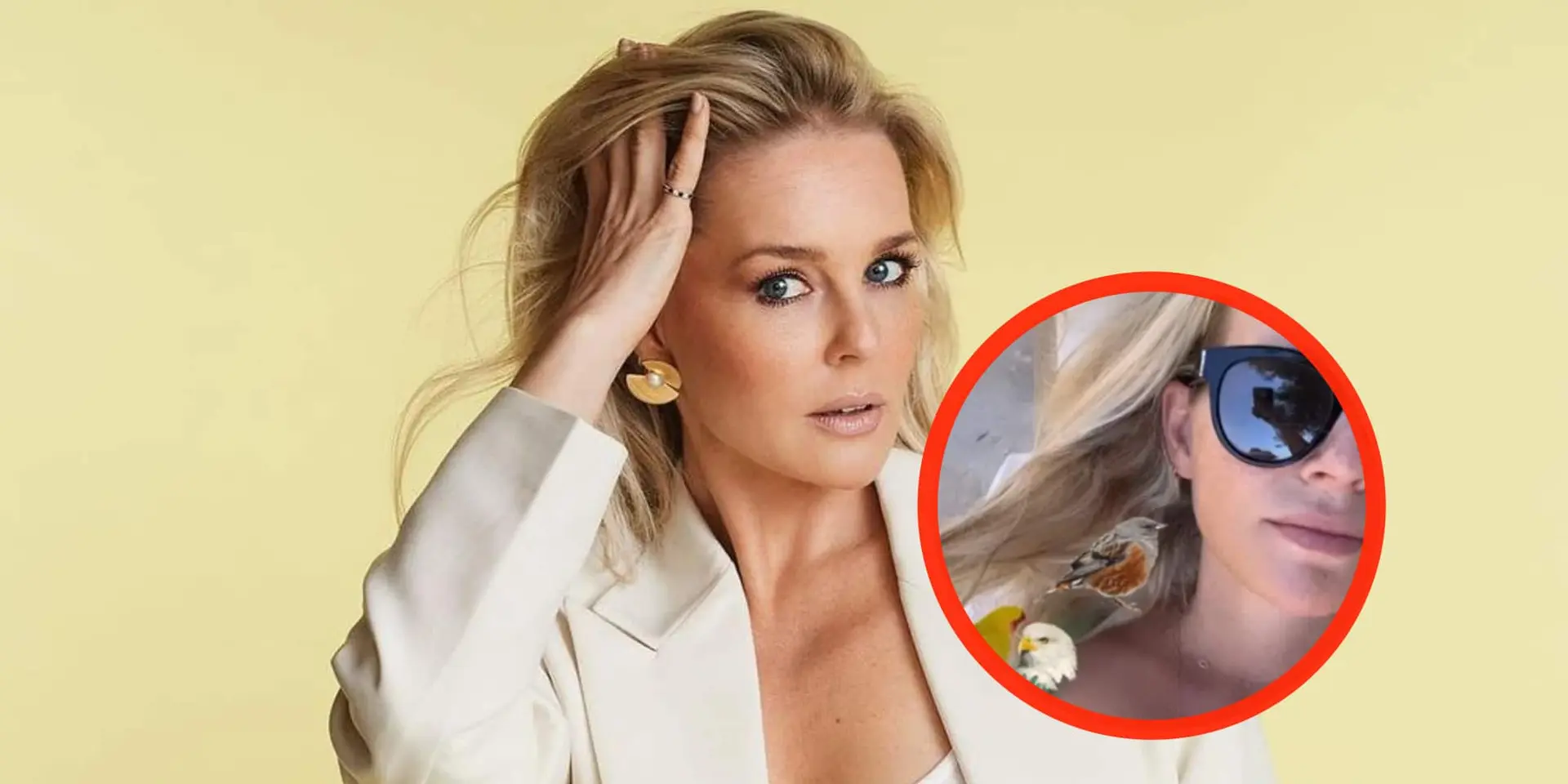 foto zonnebadende chantal janzen deelt wilde fantasie met volgers