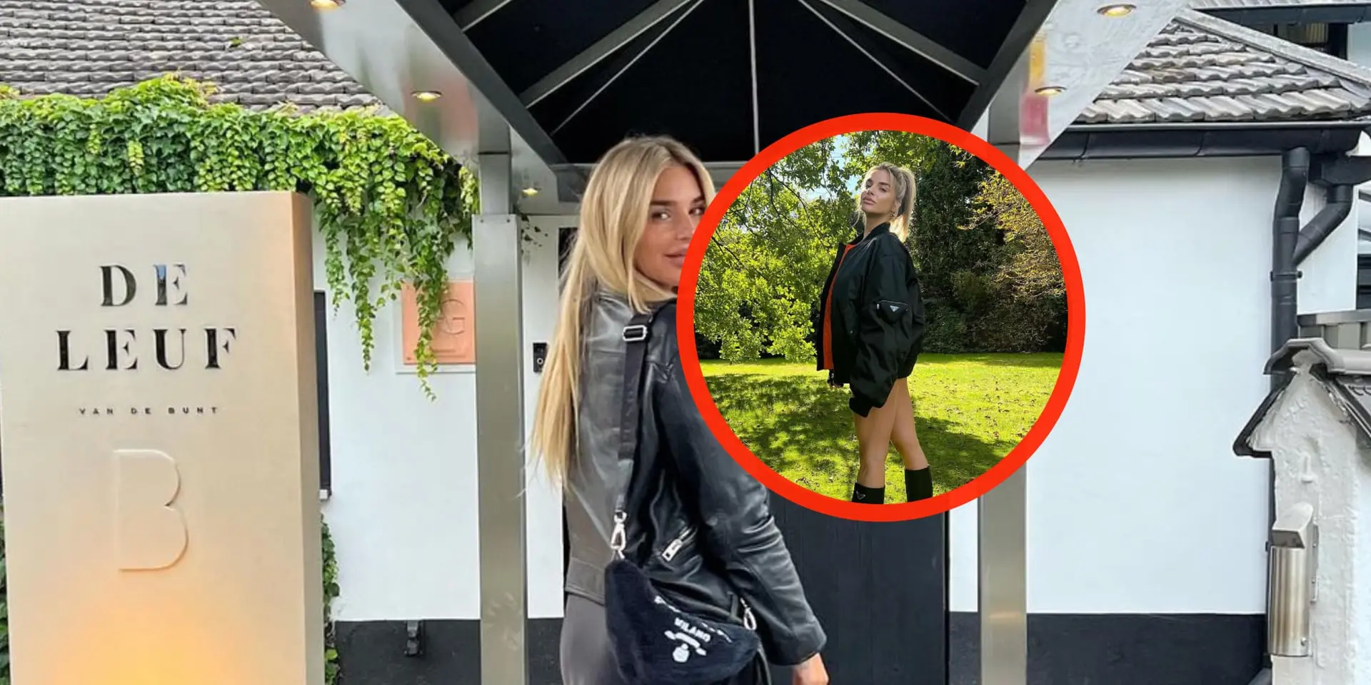gaby blaaser kort broekje knap foto