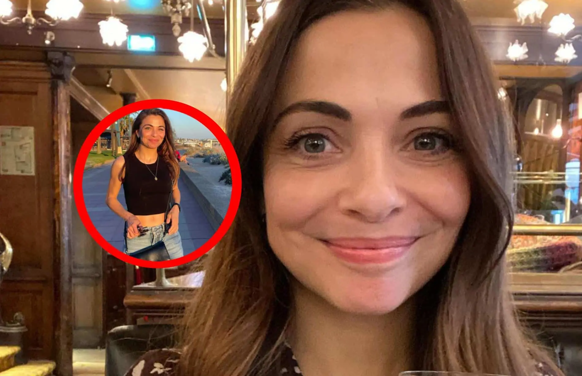 georgina verbaan maakt foto