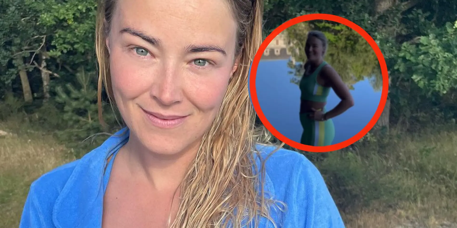 geraldine kemper laat troeven stuiteren in de buitenlucht