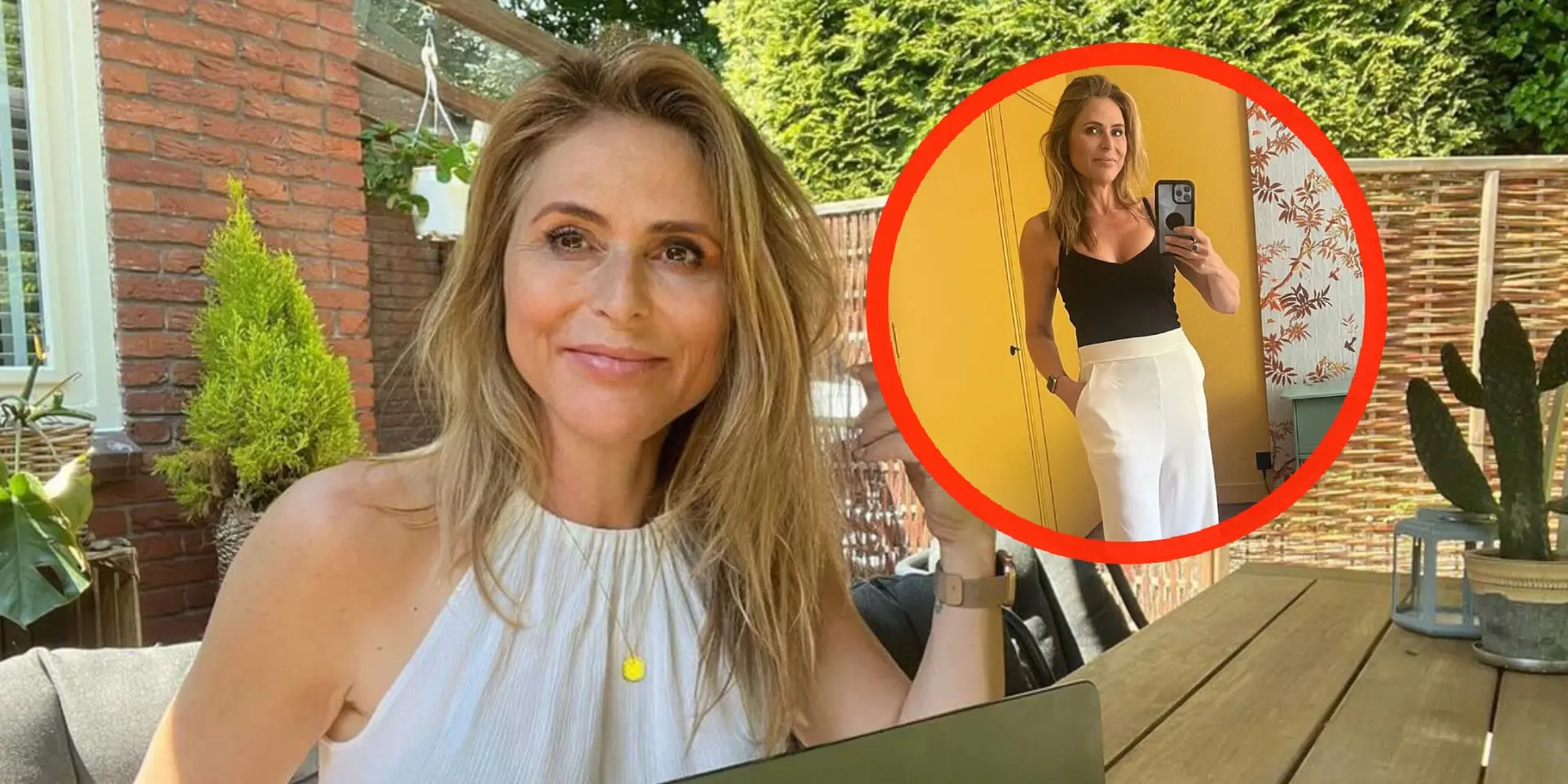 heleen van royen maakt volgers hongerig met spiegelfoto