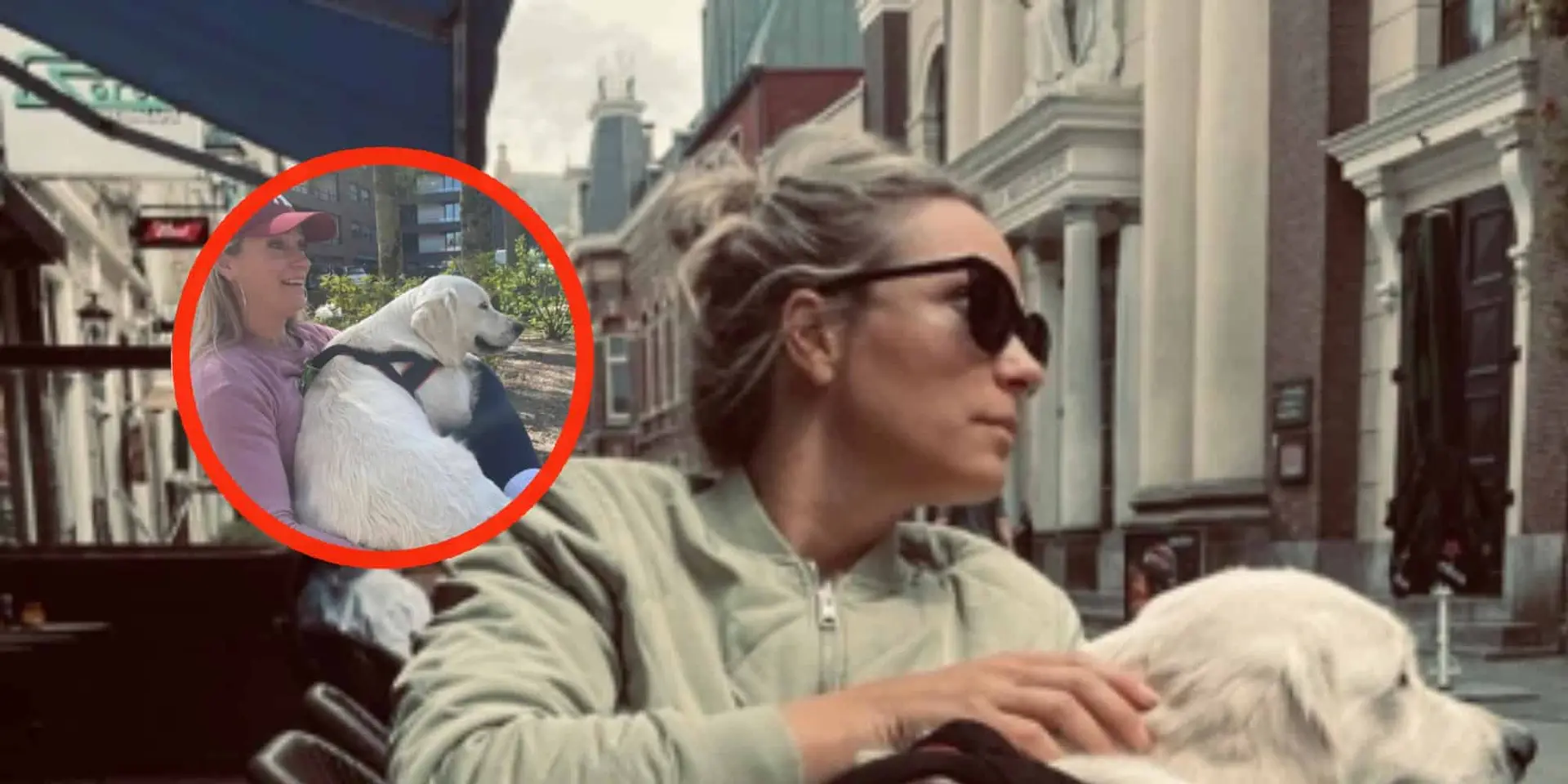 helene hendriks hondje schoot