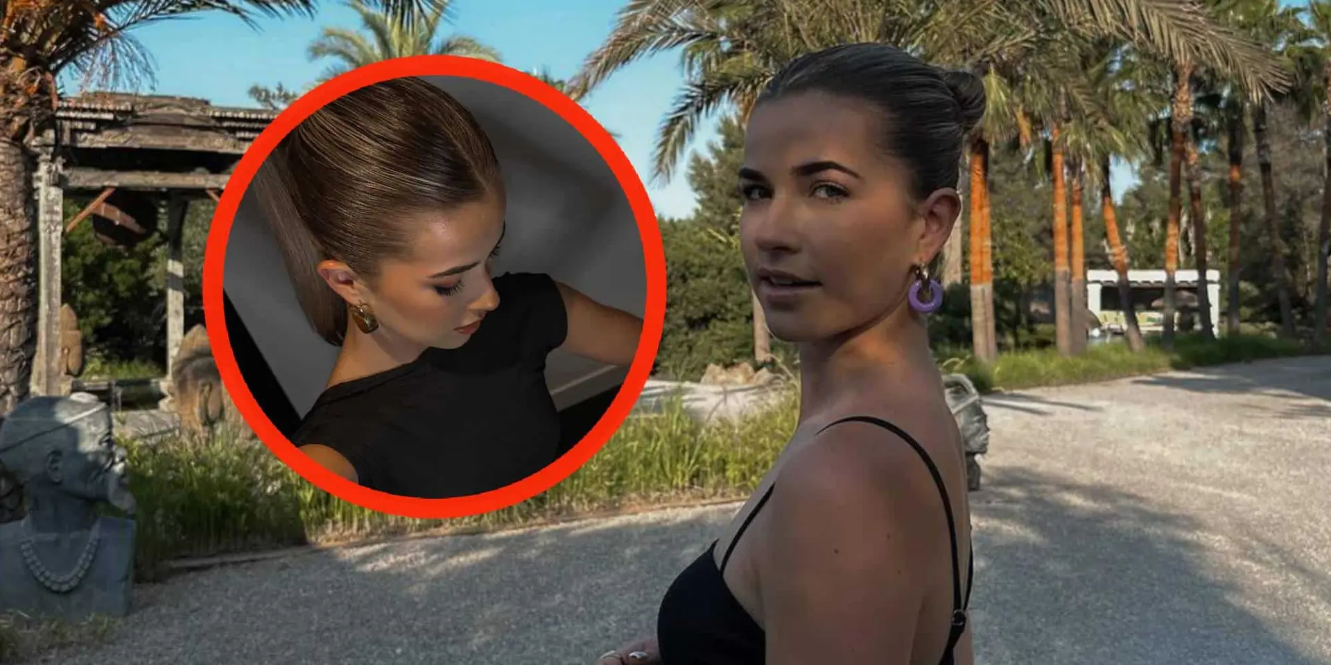 influencer jade anna tuit haar lipjes voor verleidelijke foto