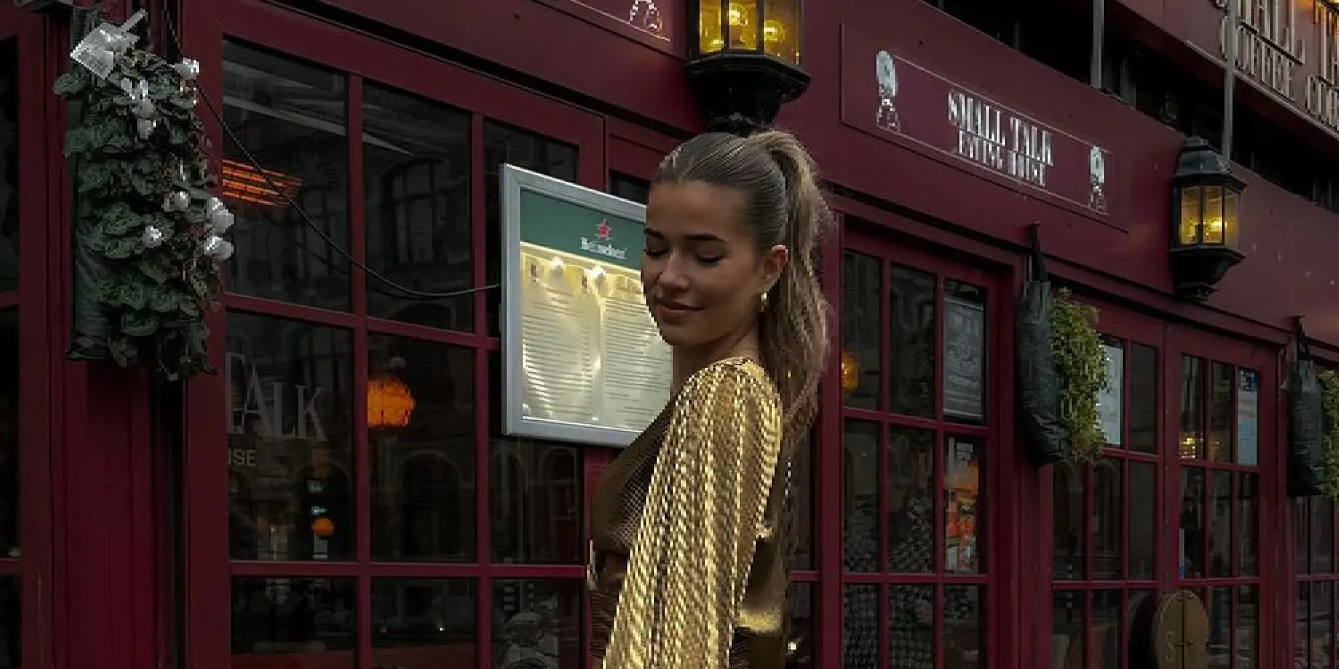 jade anna glitterjurk