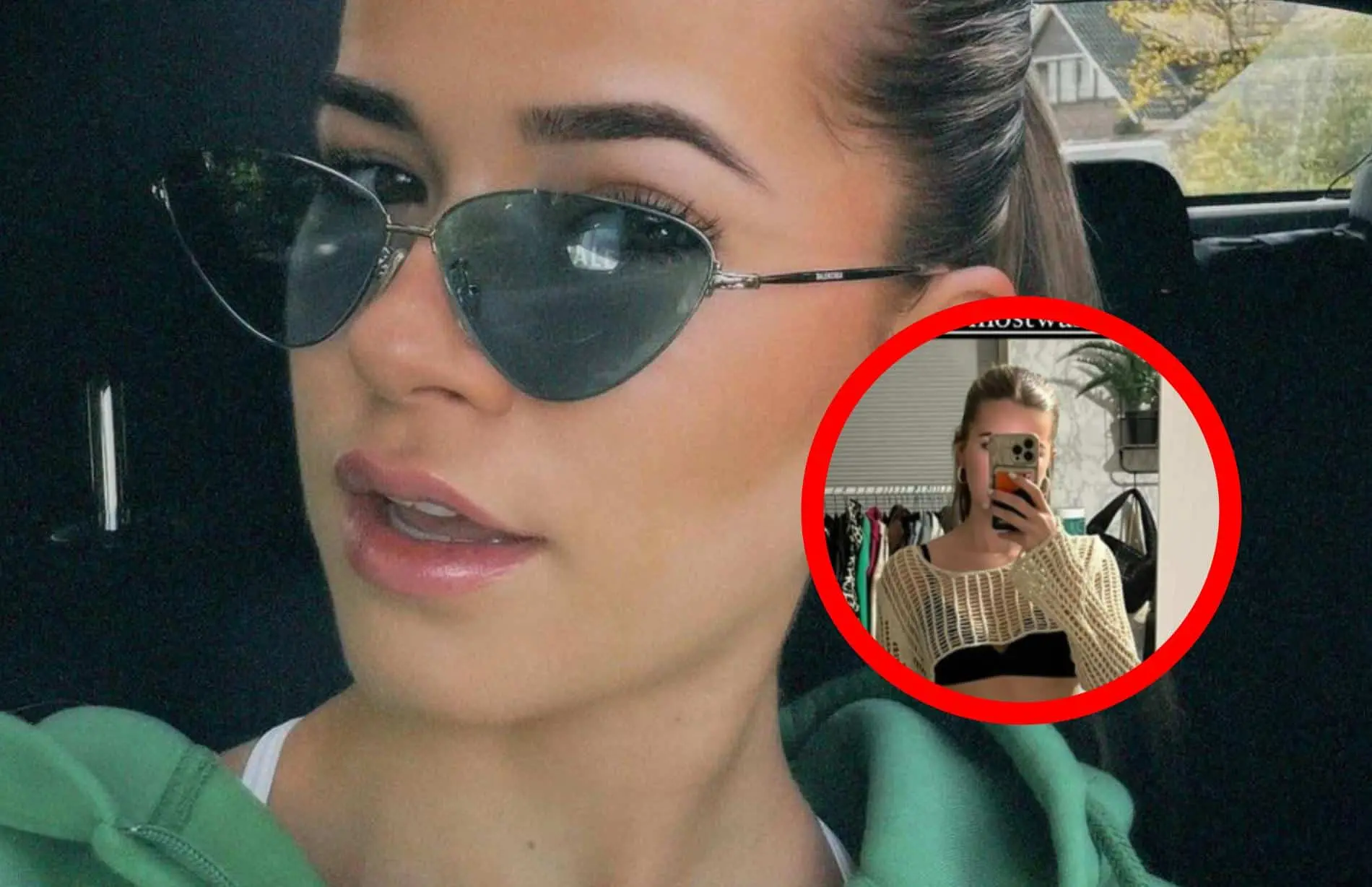 jade anna van vliet deelt doorschijnend pakje
