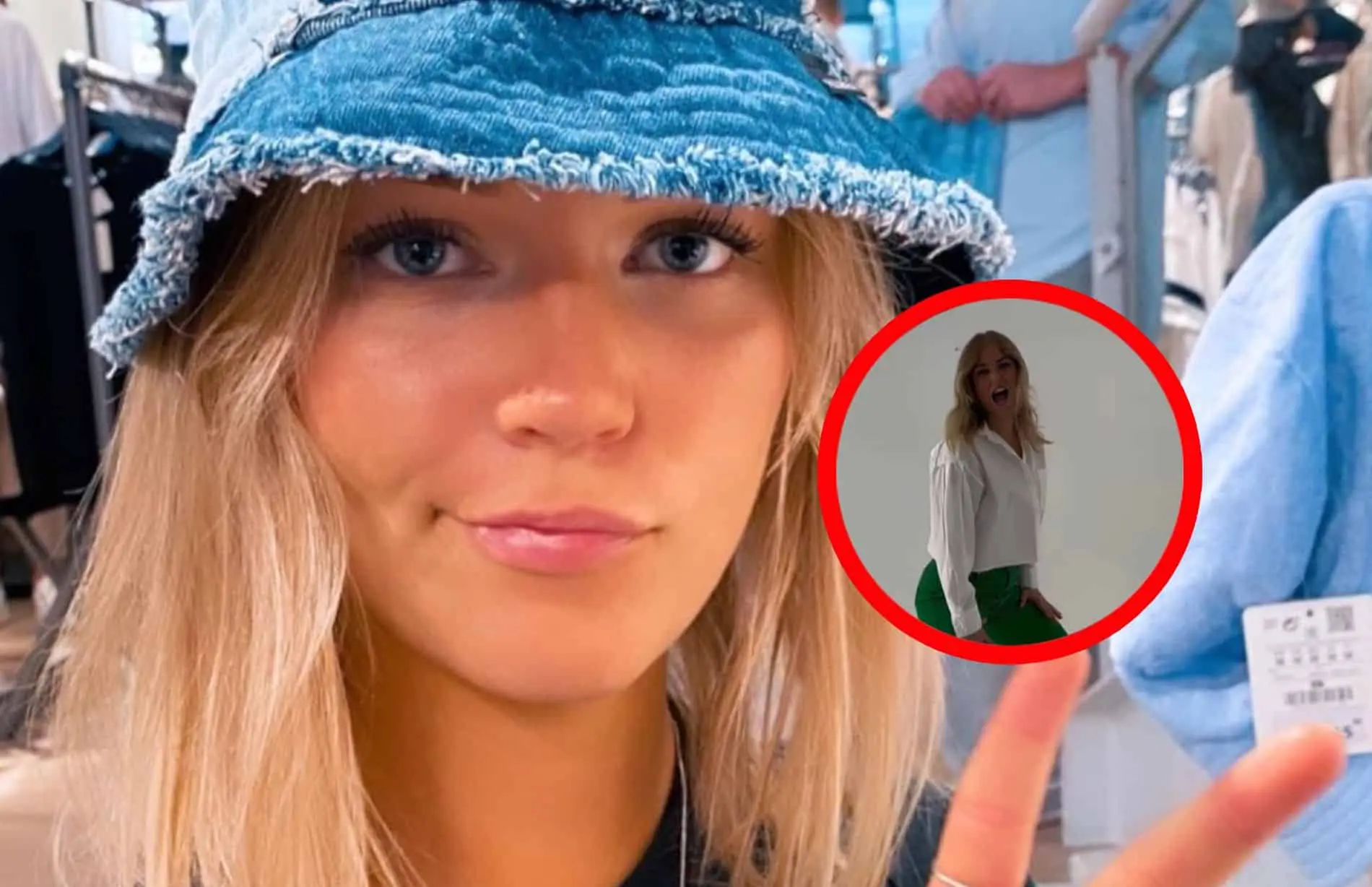 marijn kuipers schudt wild met haar flinke achterkant