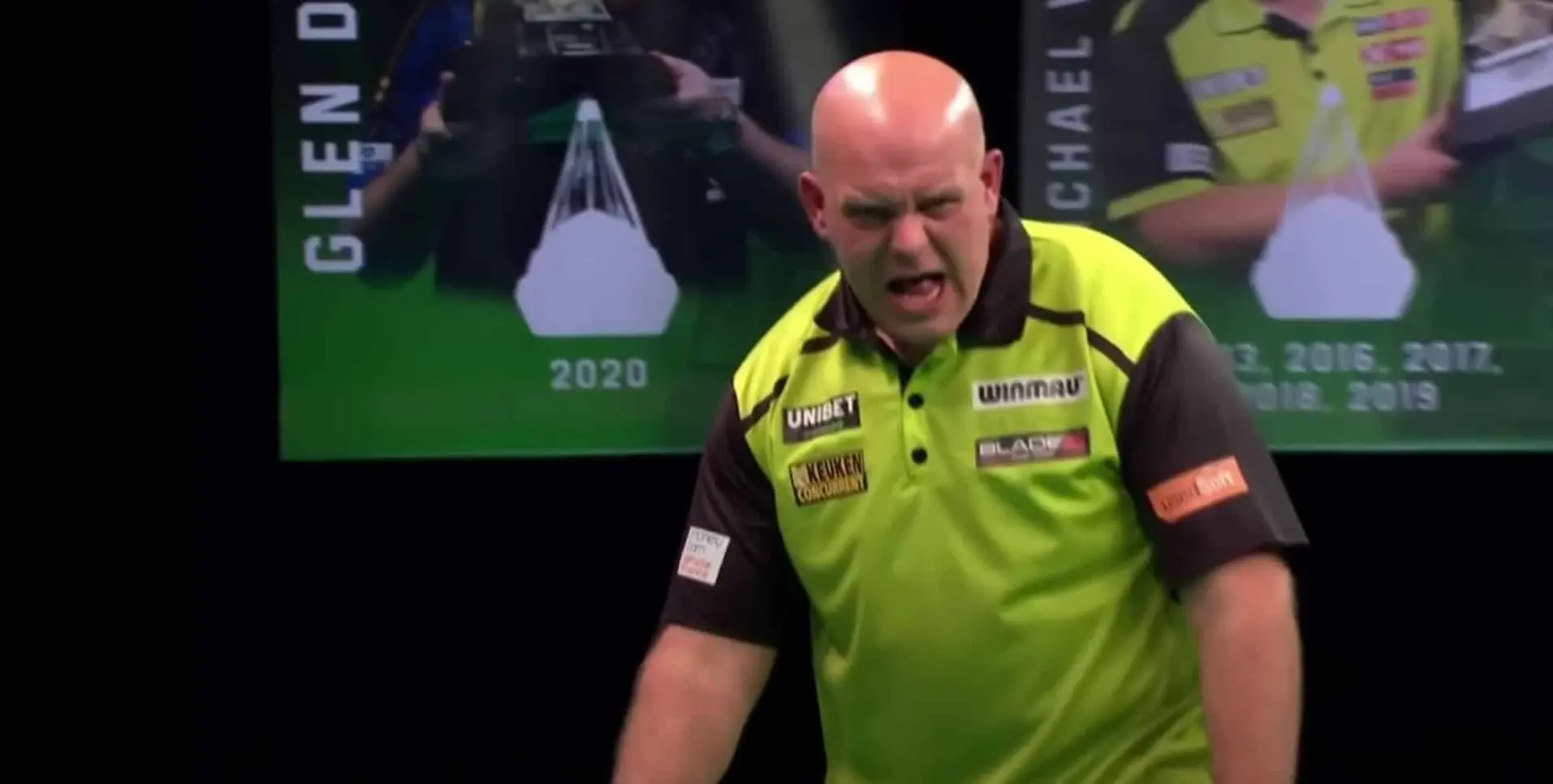 michael van gerwen schreeuw premier league