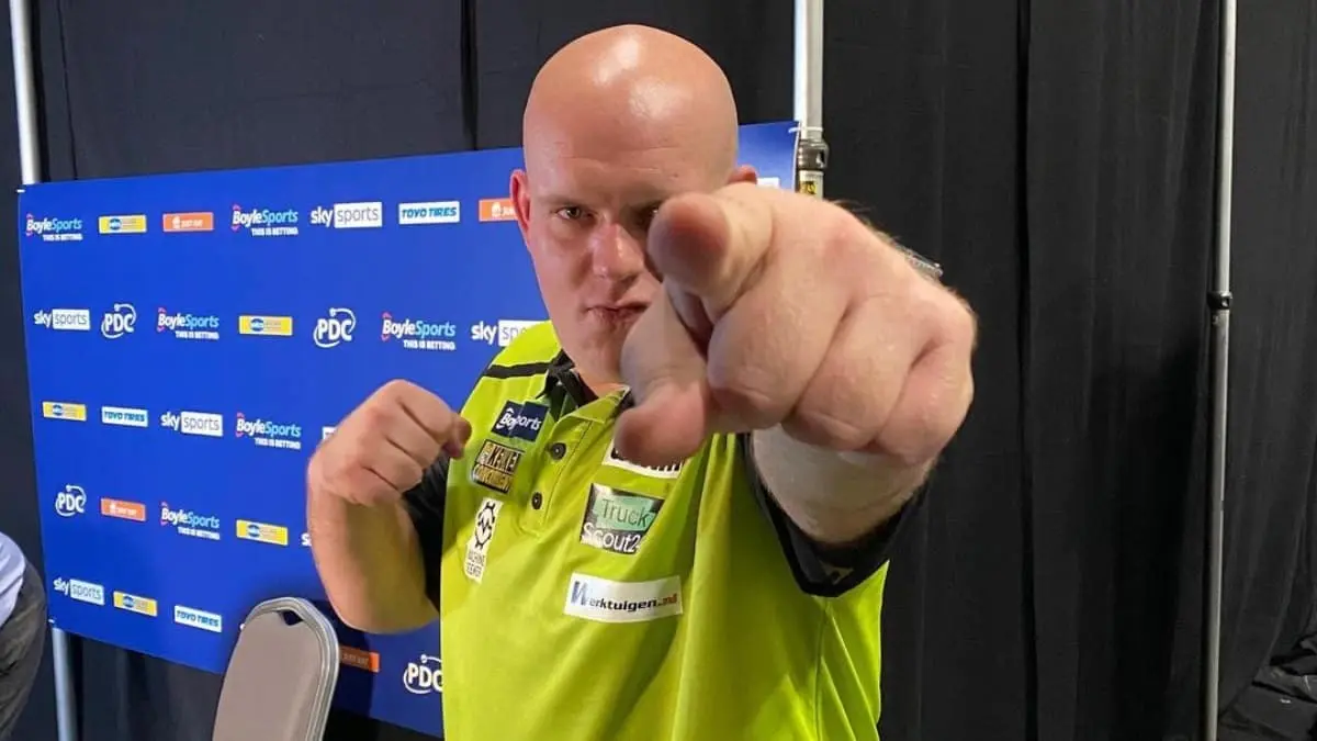 michael van gerwen wereldrecord wk darts darten