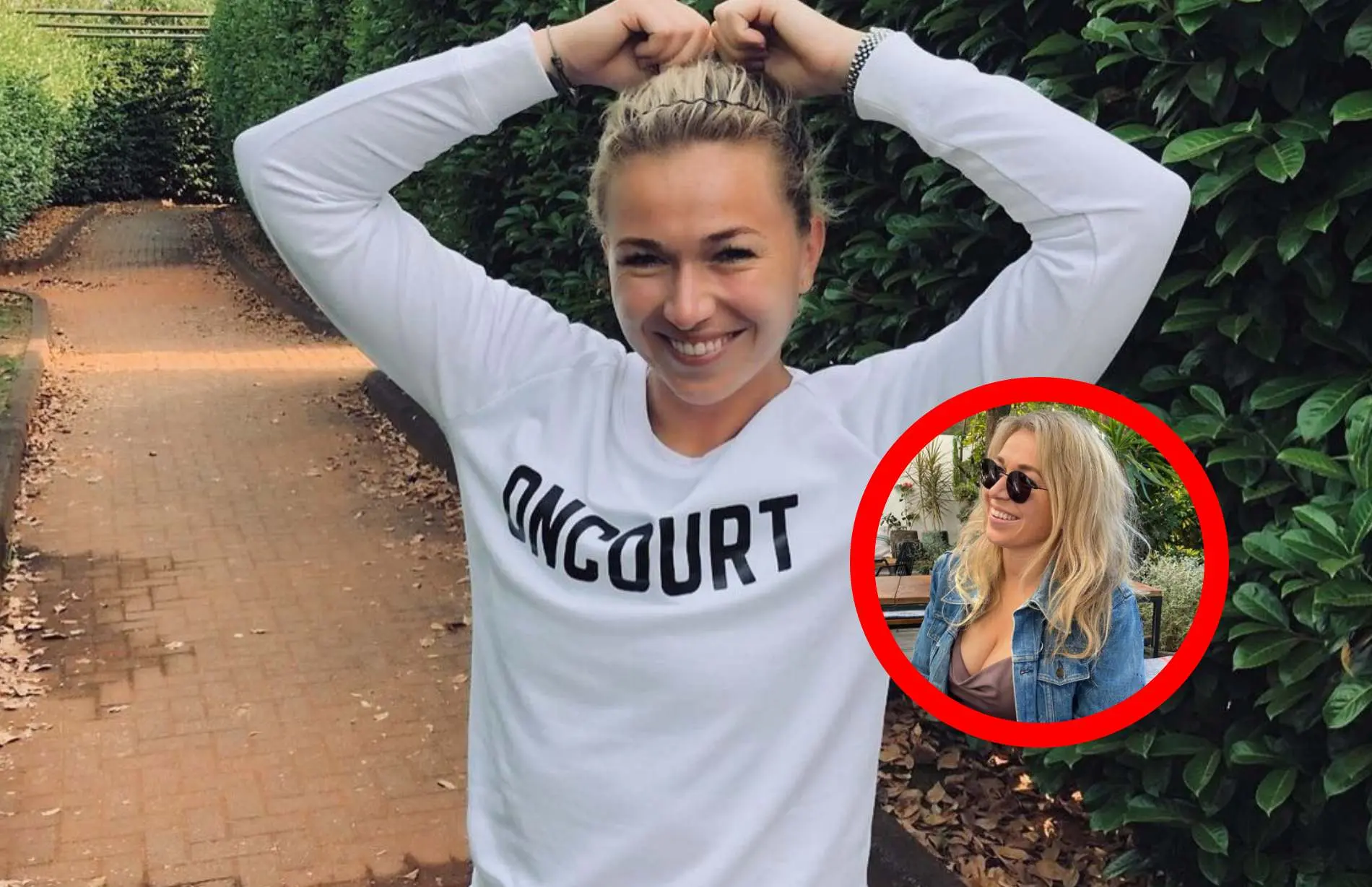 michaella krajicek in veel te strak jasje 1